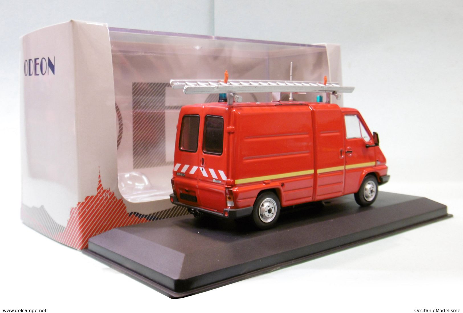 Odeon - RENAULT MASTER T30 VTU Villiers Pompiers Réf. 101 NBO Neuf 1/43 - Other & Unclassified
