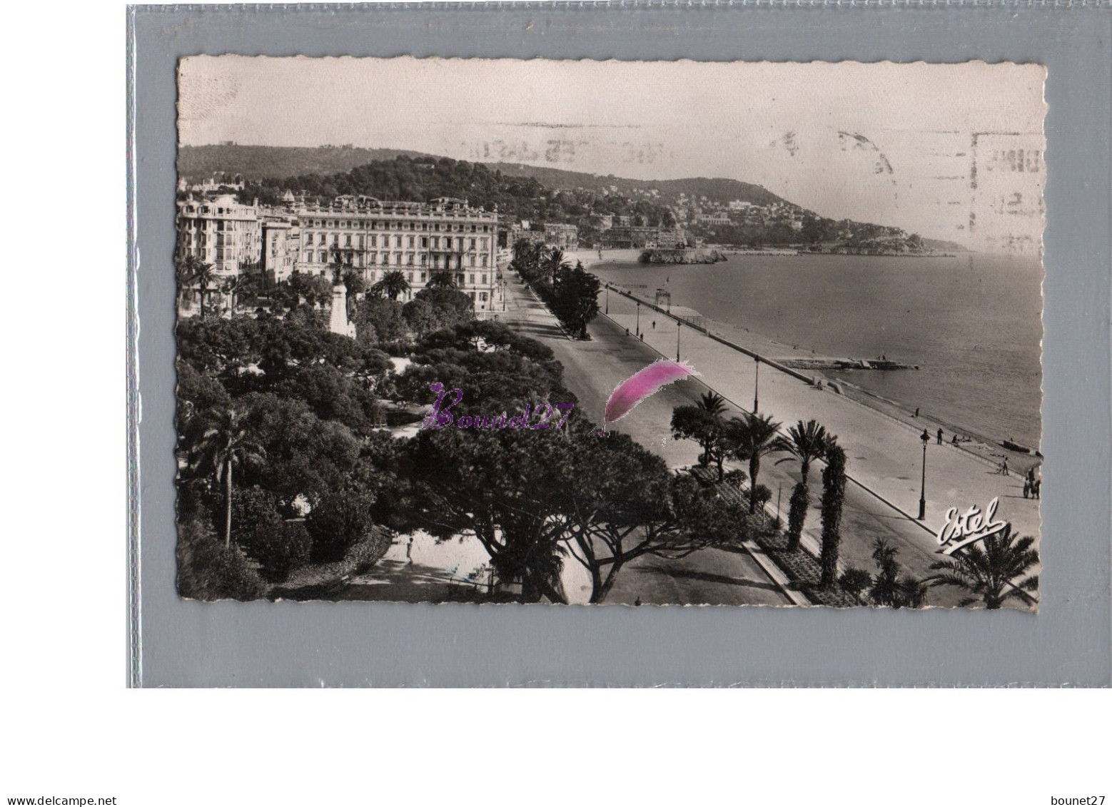 CPA - NICE 06 - Vue Generale Sur Les Jardins Albert 1er Et Le Mont Boron 1949 - Parcs Et Jardins