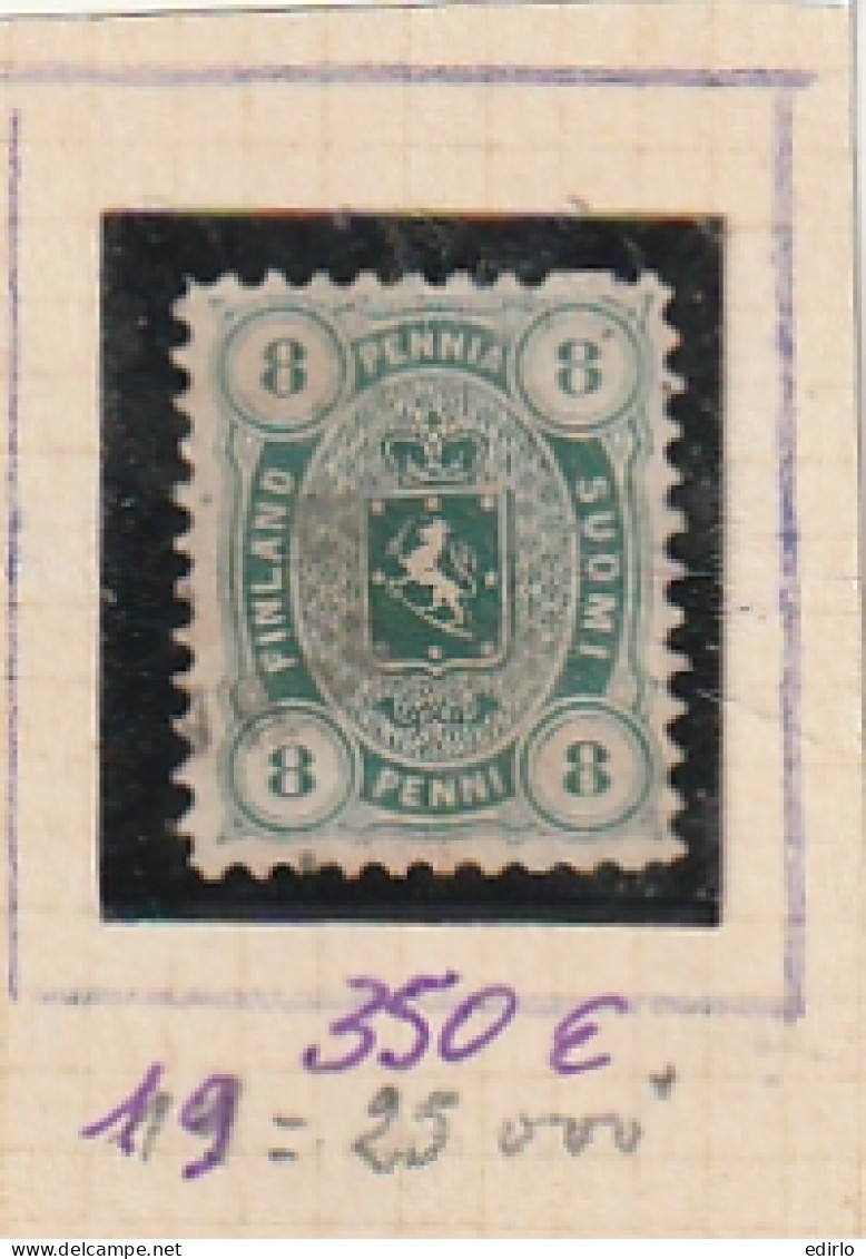 ///   FINLANDE ///  N° 19  Côte 90€ - Used Stamps