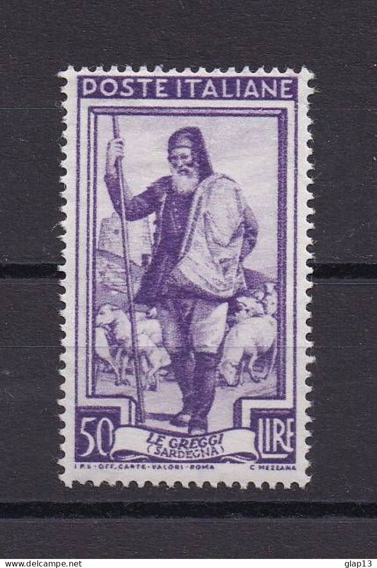 ITALIE 1950 TIMBRE N°585 NEUF AVEC CHARNIERE BERGER - 1946-60: Neufs