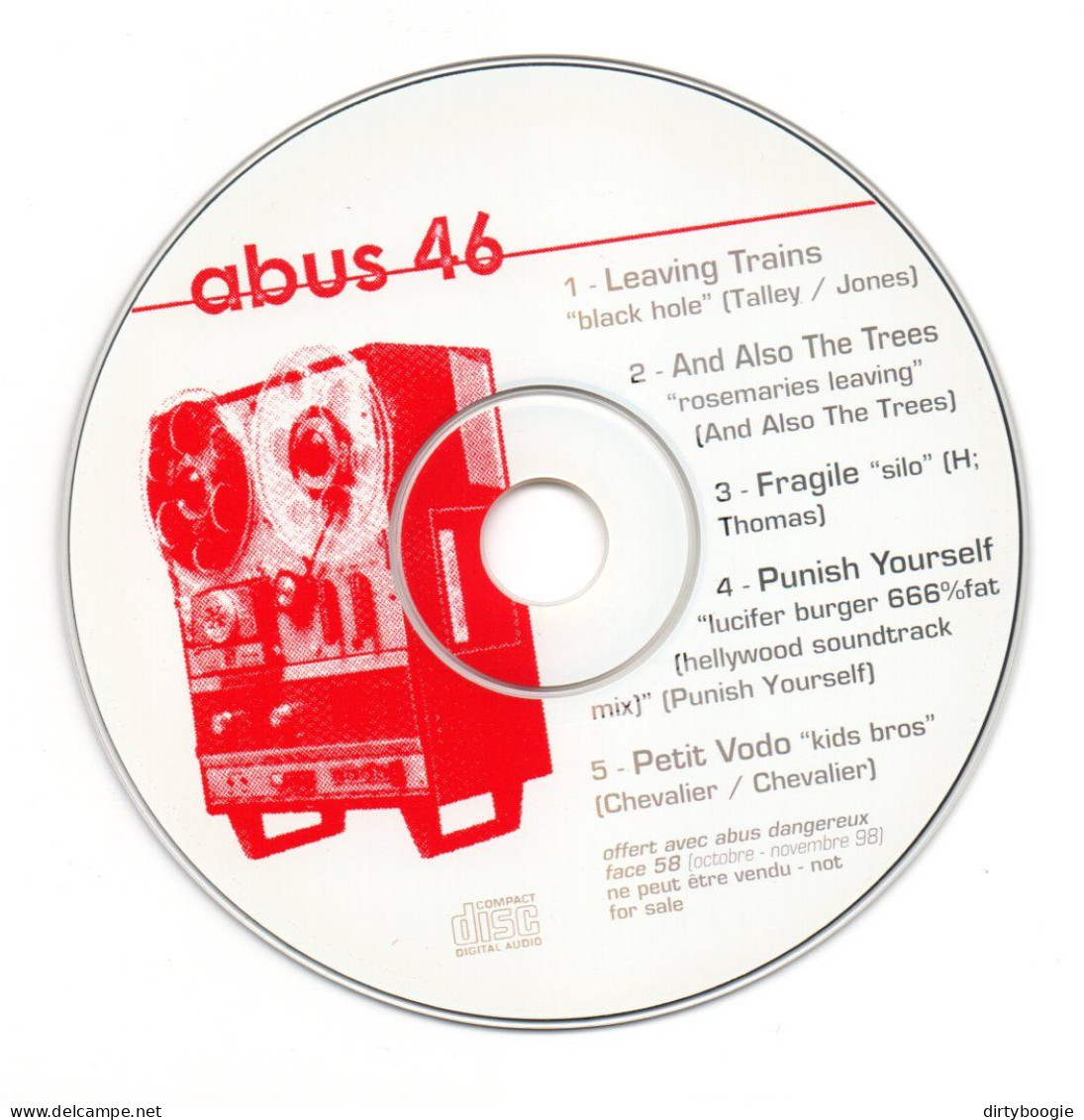 Abus 46 - CD - Abus Dangereux - And Also The Trees - Punish Yourself - Petit Vodo - Compilations