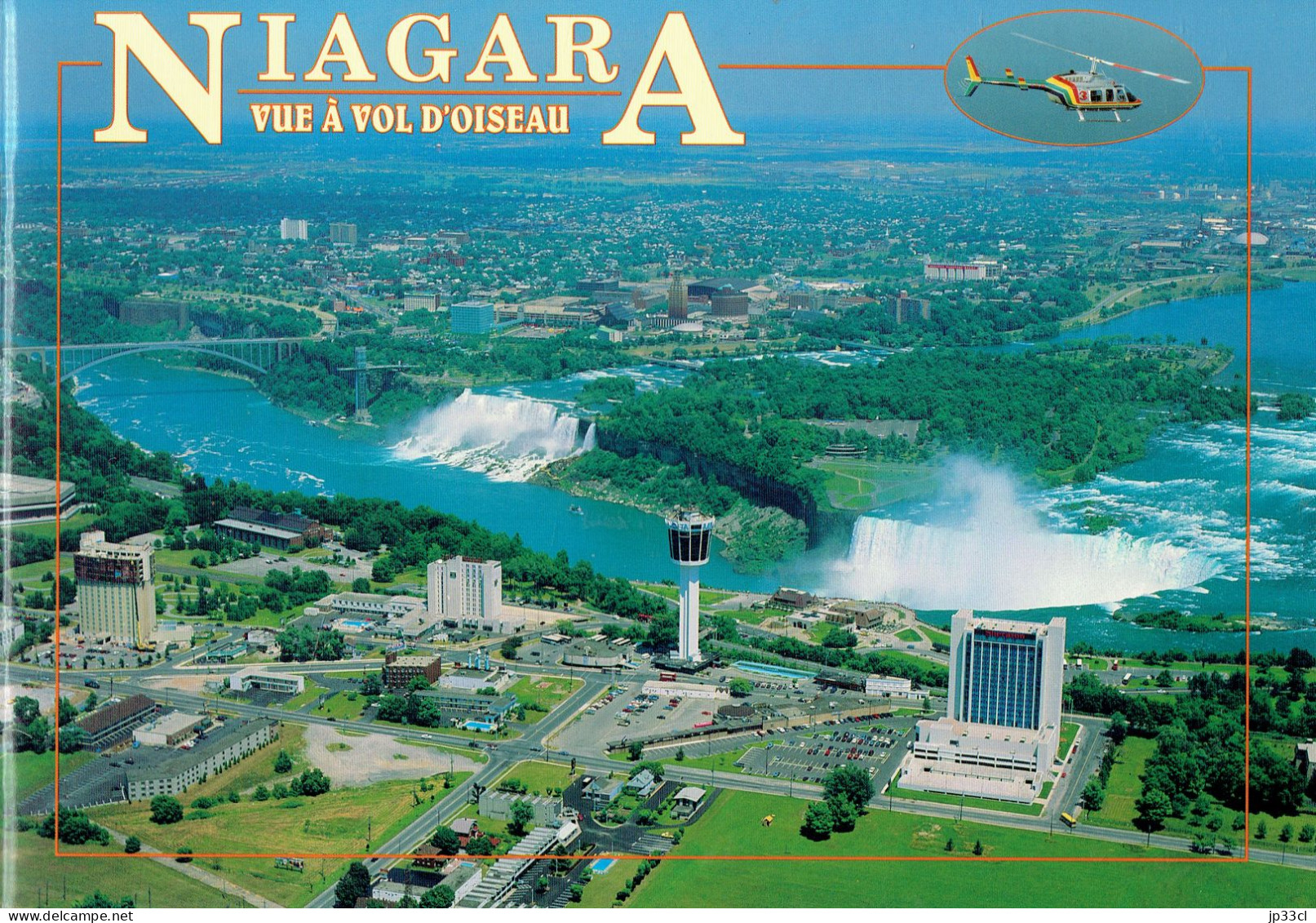 Niagara - Vue à Vol D'oiseau (des Tours D'observation, Par Hélicoptère, Avion, Satellite) Par Ph. Mason, 24 Pages - Tourismus