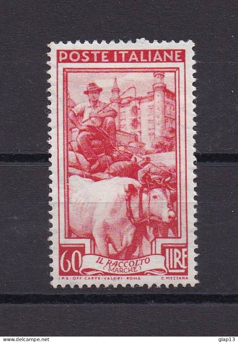 ITALIE 1950 TIMBRE N°587 NEUF AVEC CHARNIERE ELEVEUR - 1946-60: Neufs