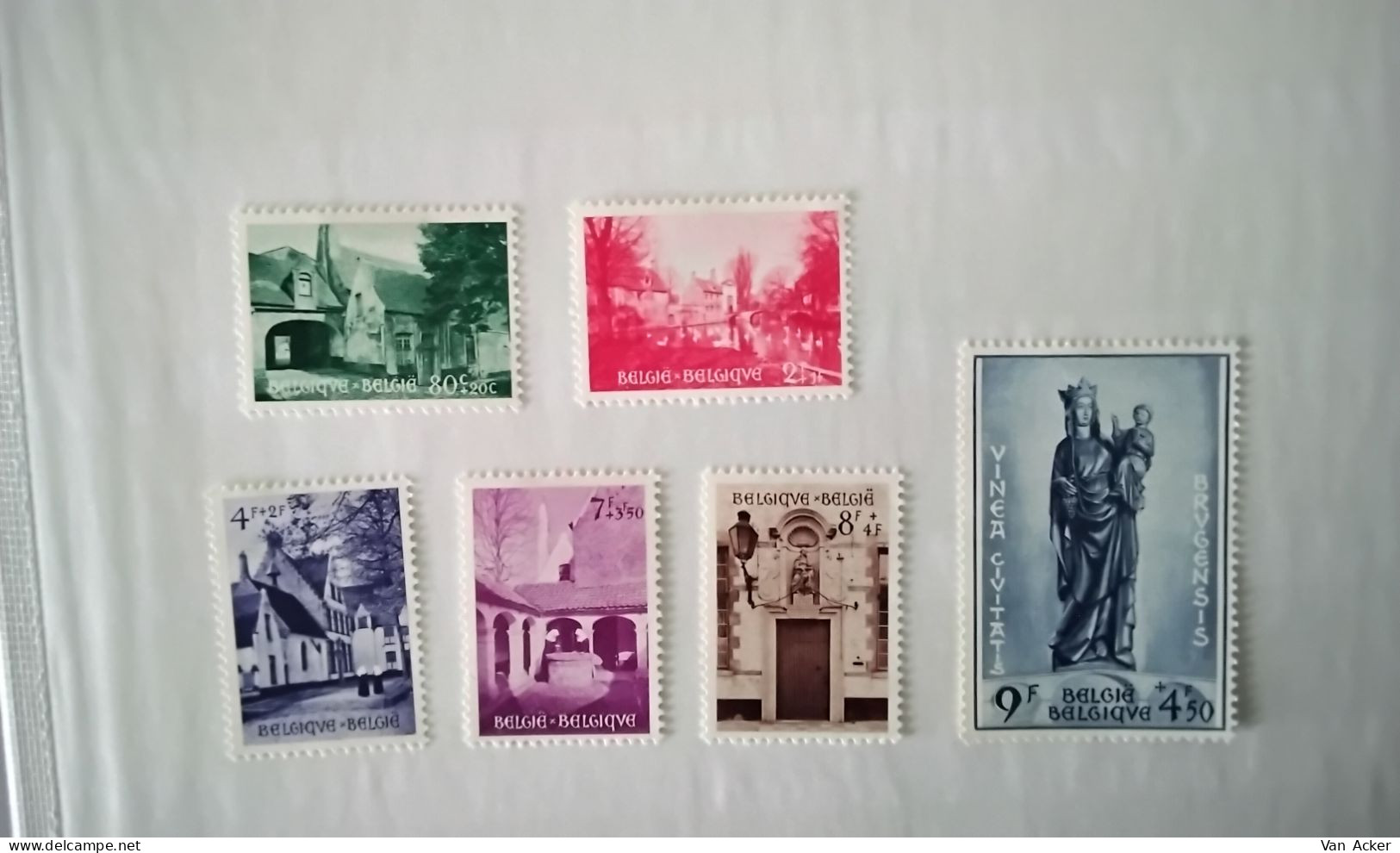 Nr.946/951*  Begijnhof Van Brugge. - Unused Stamps