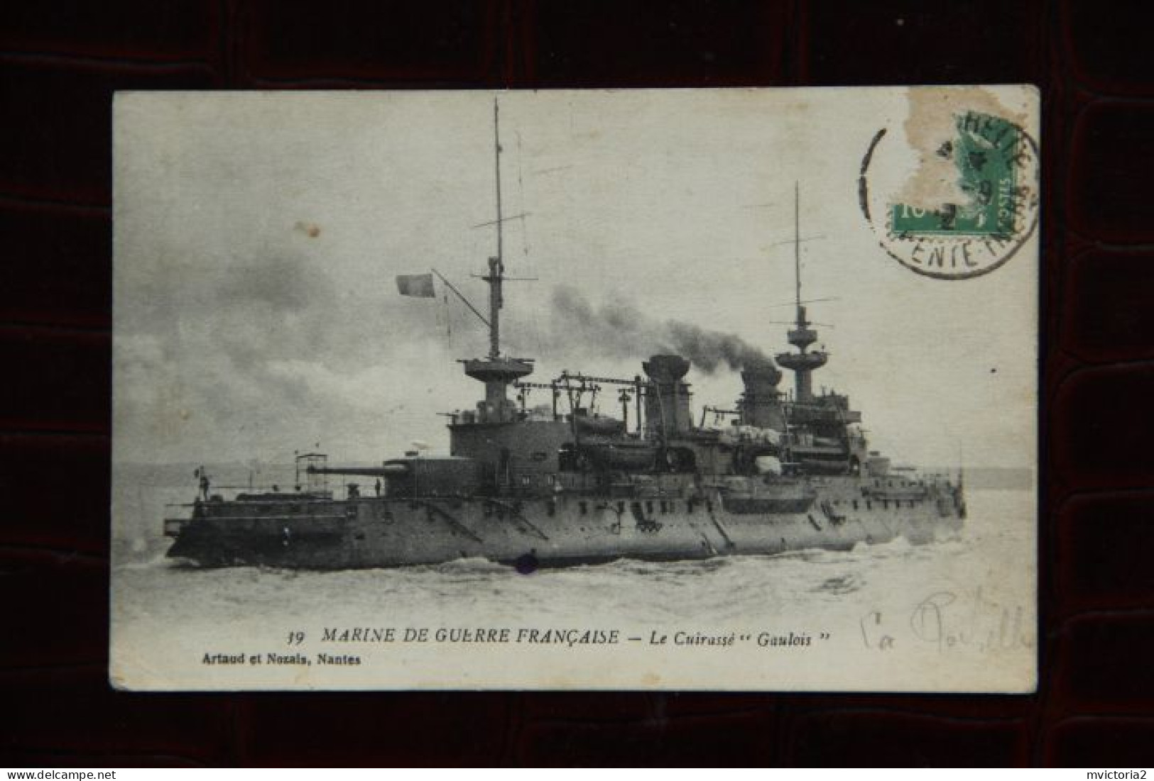 Marine De Guerre Française : Le Cuirassé " GAULOIS ". - Guerra