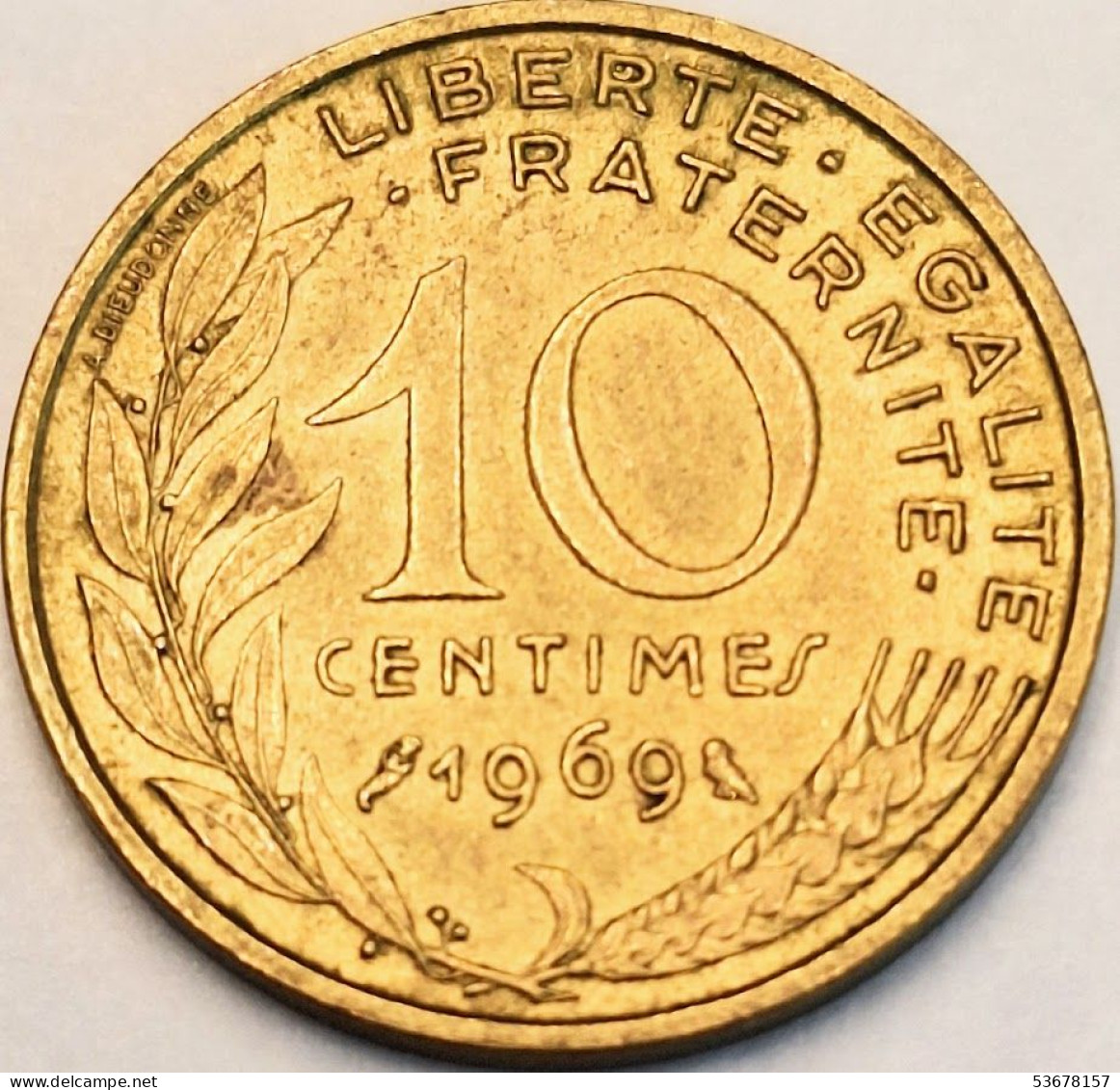 France - 10 Centimes 1969, KM# 929 (#4219) - 10 Centimes