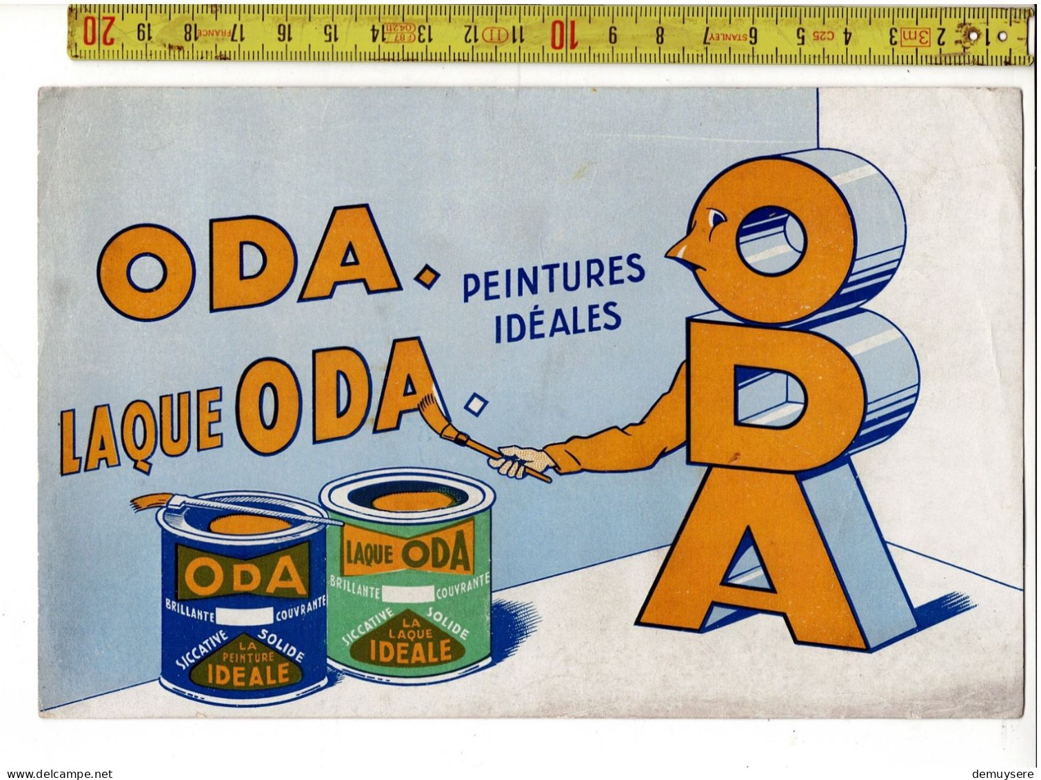 SOLDE 2000 - ODA . LAQUE . PEINTURES IDEALES - Advertising