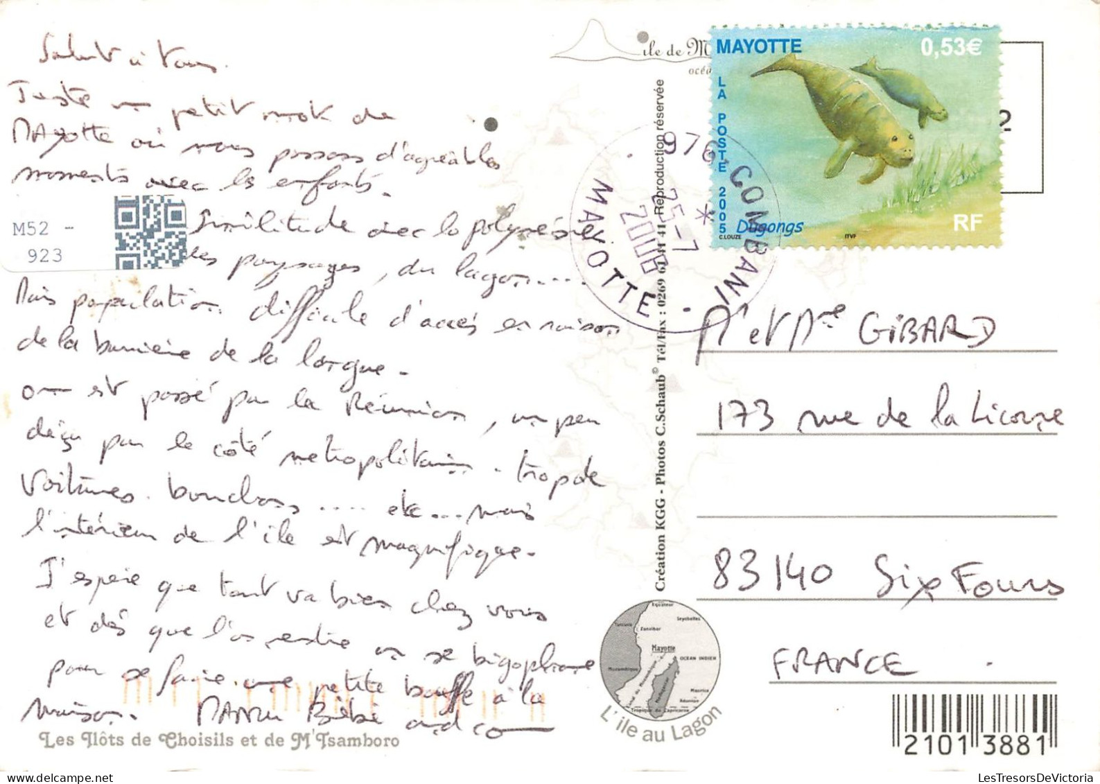 FRANCE - île De Mayotte - Océan Indien - Vue Aérienne - Carte Postale - Mayotte
