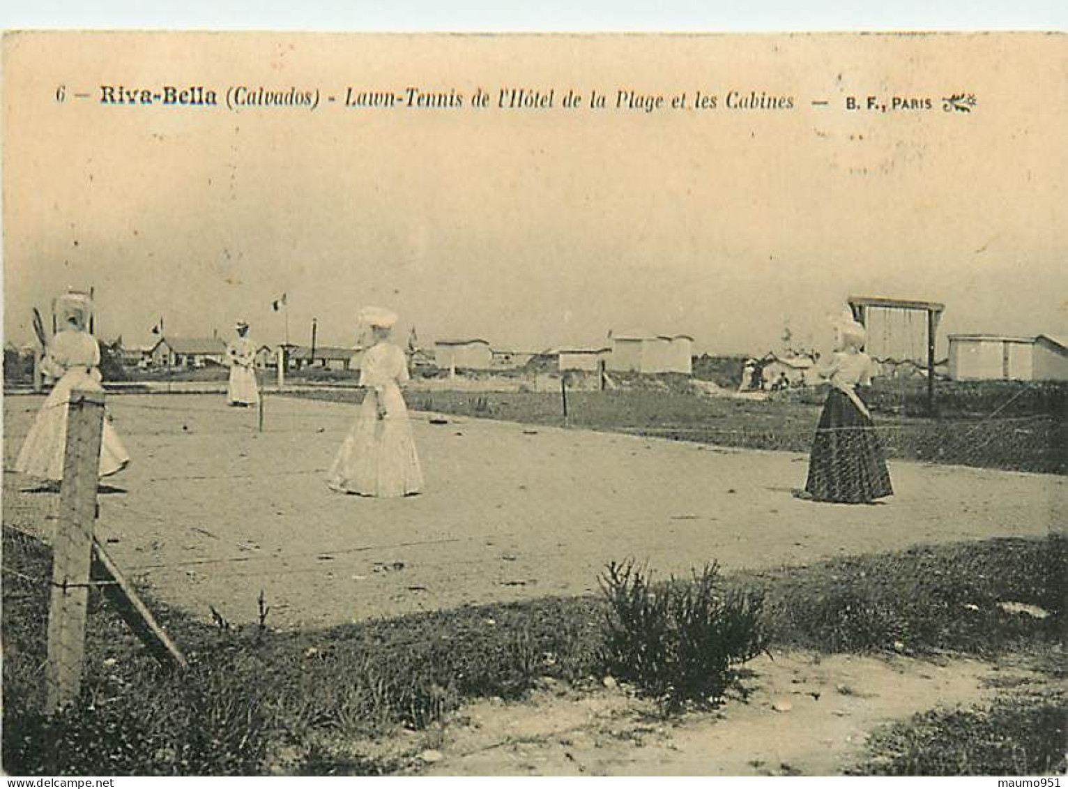 14 - RIVA BELLA - Tennis De L'Hôtel De La Plage Et Les Cabines - Riva Bella