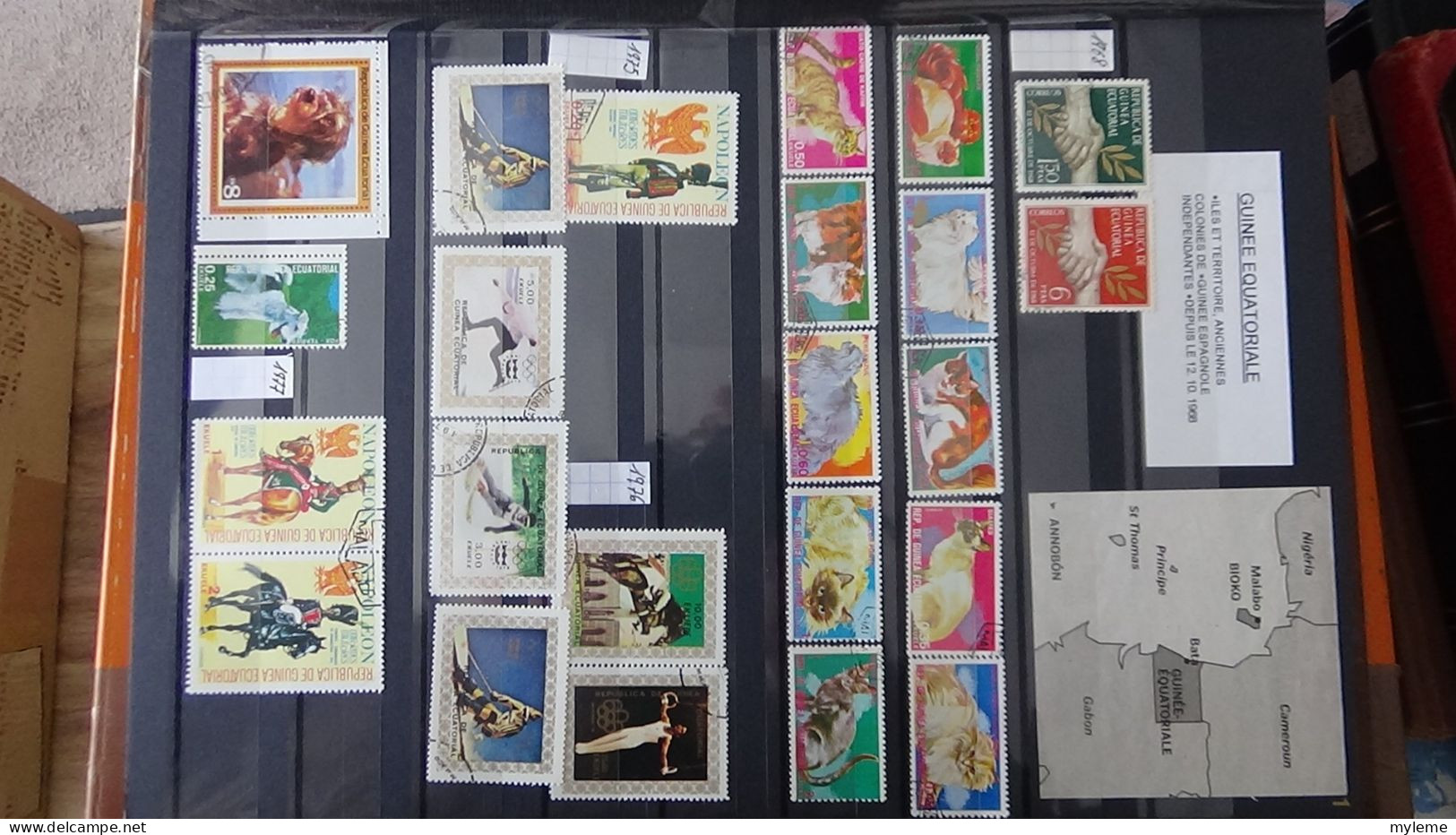 BF33 Ensemble de timbres de divers pays + Orphelin N° 153 ** signé  Cote 1050 euros