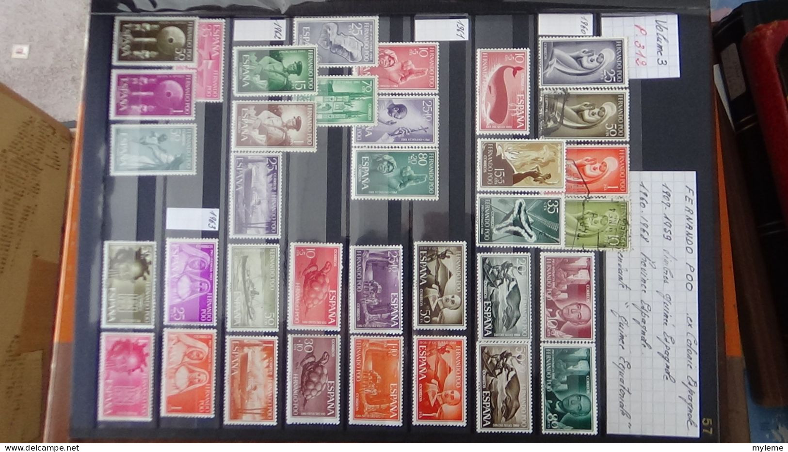 BF33 Ensemble de timbres de divers pays + Orphelin N° 153 ** signé  Cote 1050 euros