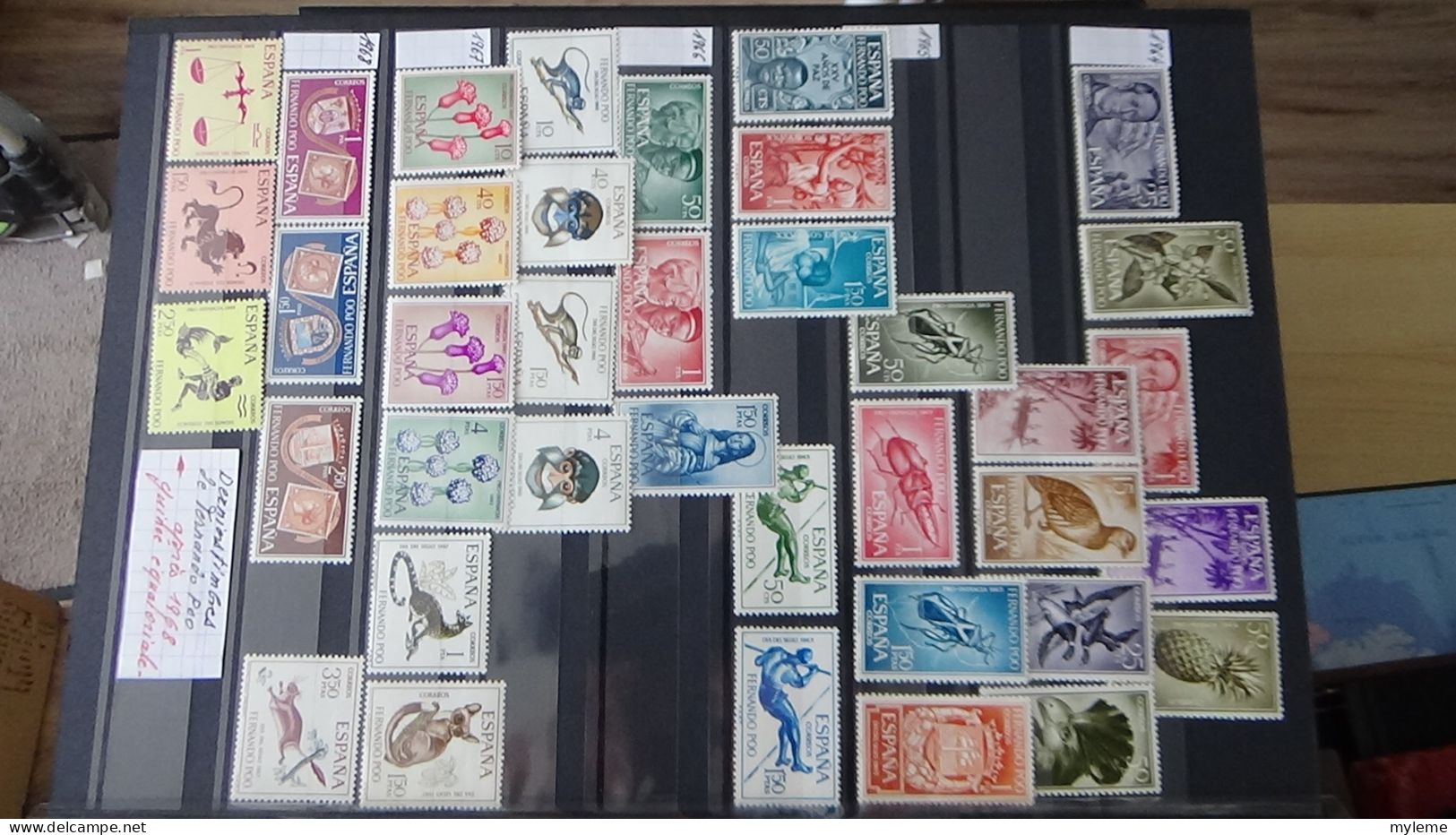 BF33 Ensemble de timbres de divers pays + Orphelin N° 153 ** signé  Cote 1050 euros