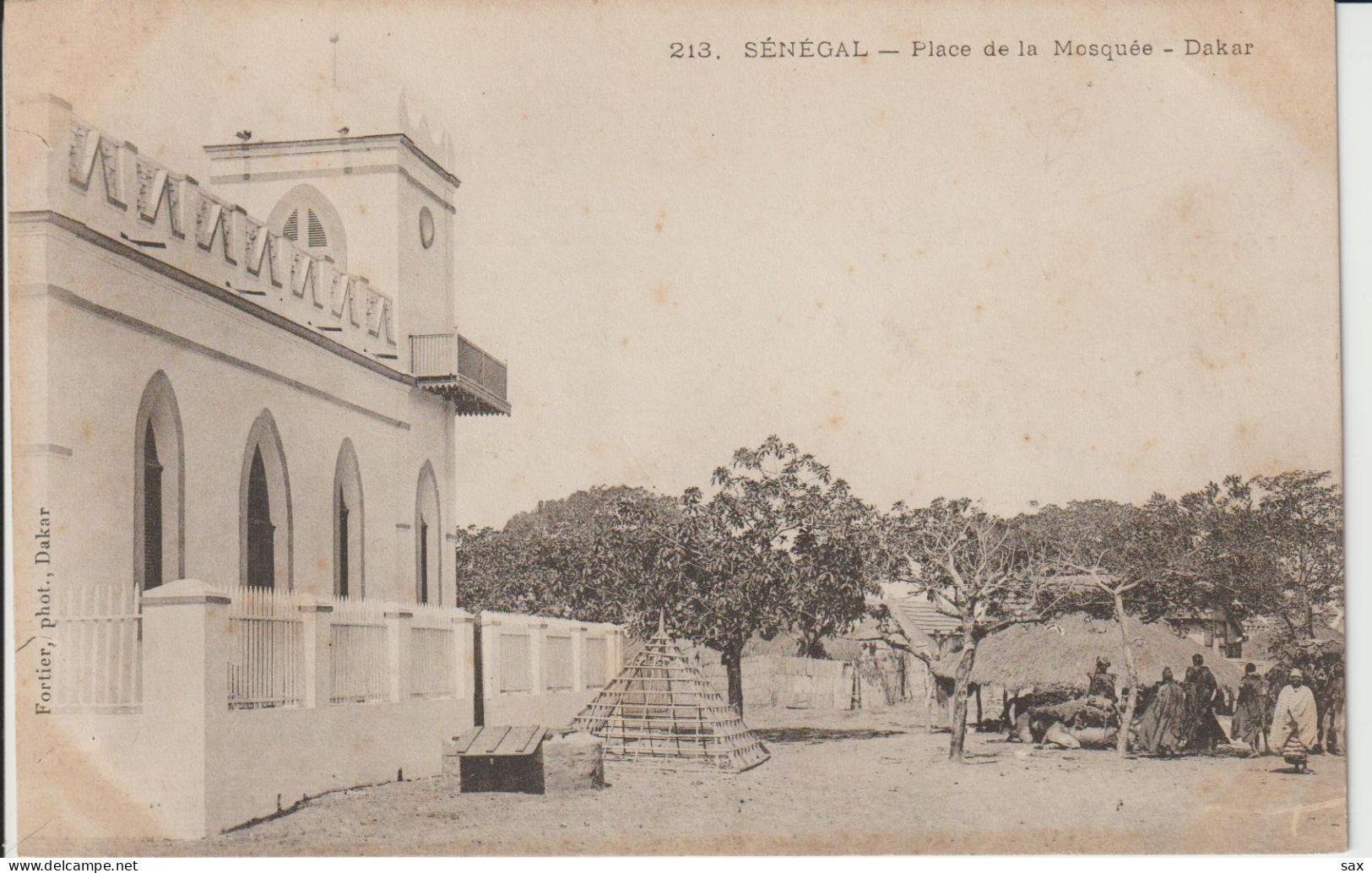 2416-203 Av 1905 N°213 Séné Dak Place De La Mosquée  Fortier Photo Dakar   Retrait 04-05 - Senegal