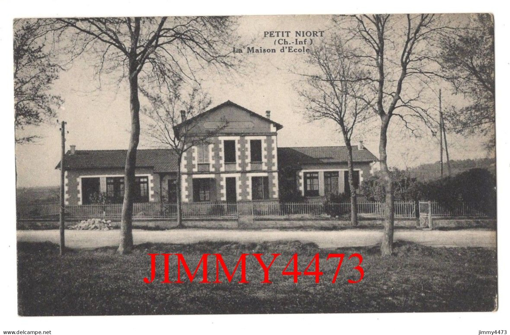 CPA - PETIT NIORT (Char.- Inf.) - La Maison D'Ecole ( Commune De Mirambeau ) - Mirambeau