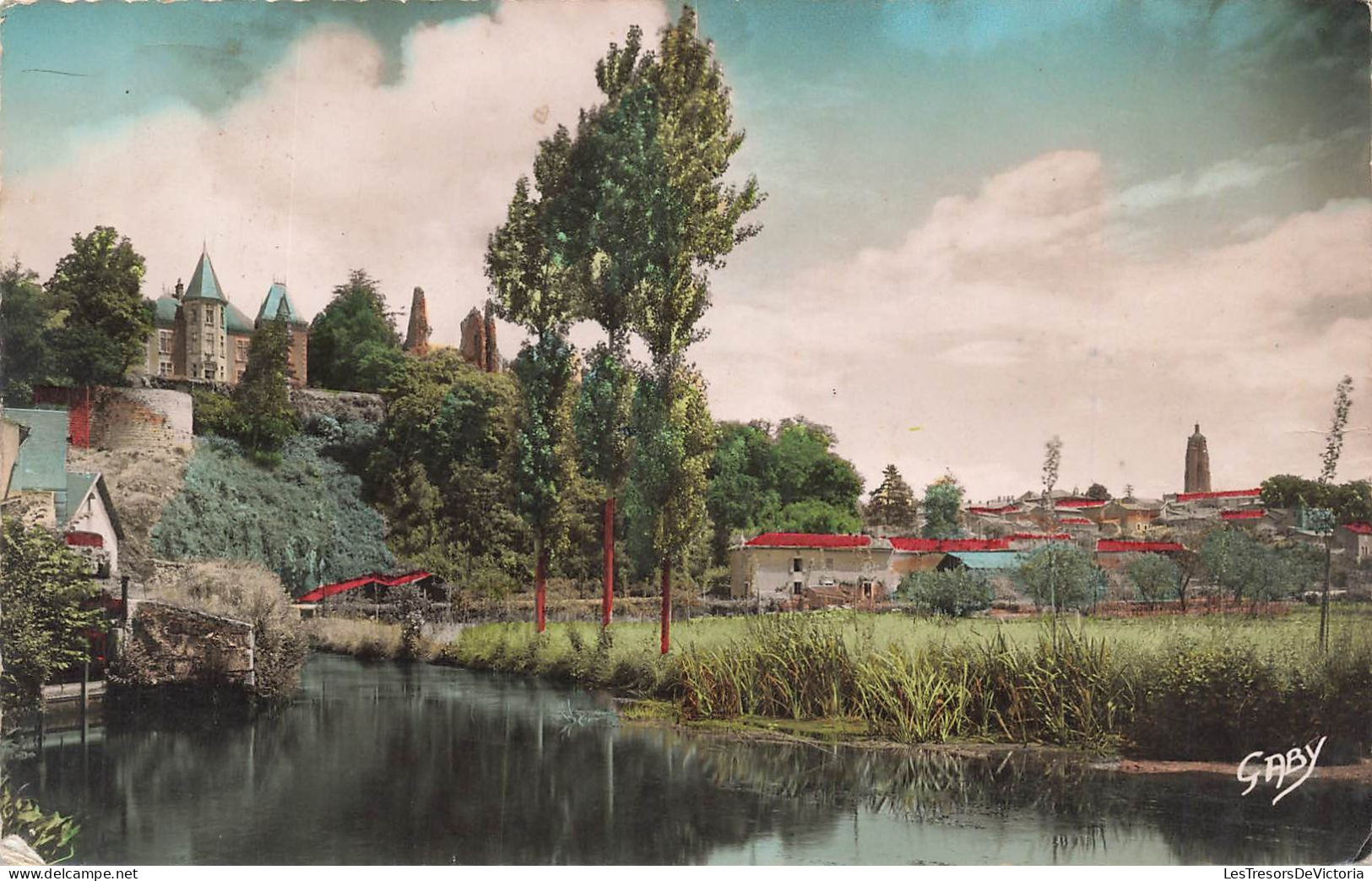 FRANCE - Bressuire (Deux Sèvres) - Les Rives Du Dolo - Bressuire Et Son Clocher - Colorisé - Carte Postale Ancienne - Bressuire