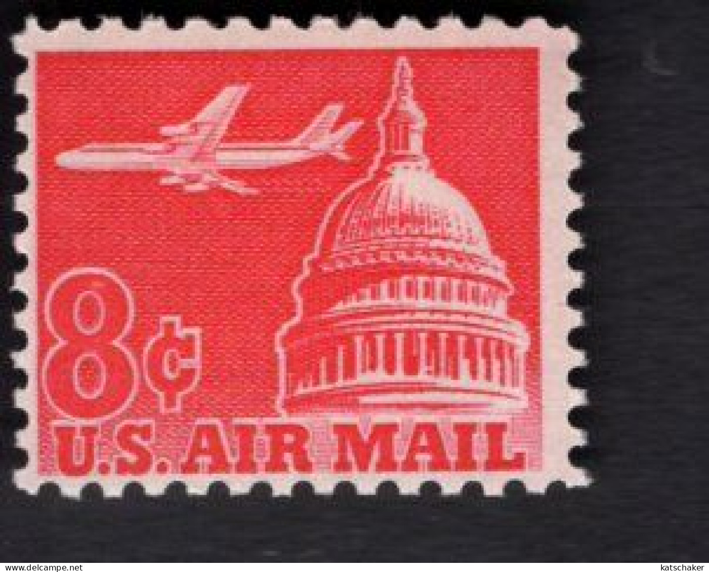 200228510 1963 (XX) SCOTT C64 POSTFRIS MINT NEVER HINGED  - JET AIRLINER OVER CAPITOL - 3b. 1961-... Neufs