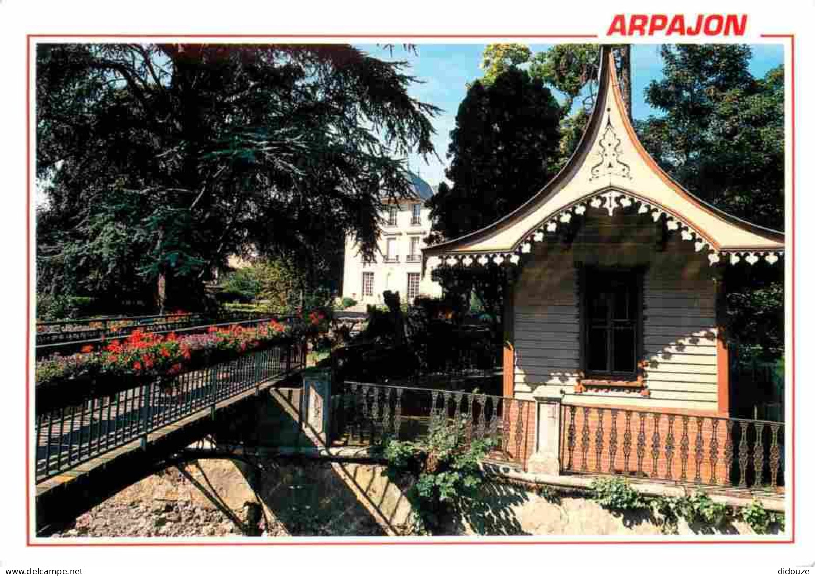 91 - Arpajon - Les Jardins De L'Hôtel De Ville - CPM - Voir Scans Recto-Verso - Arpajon