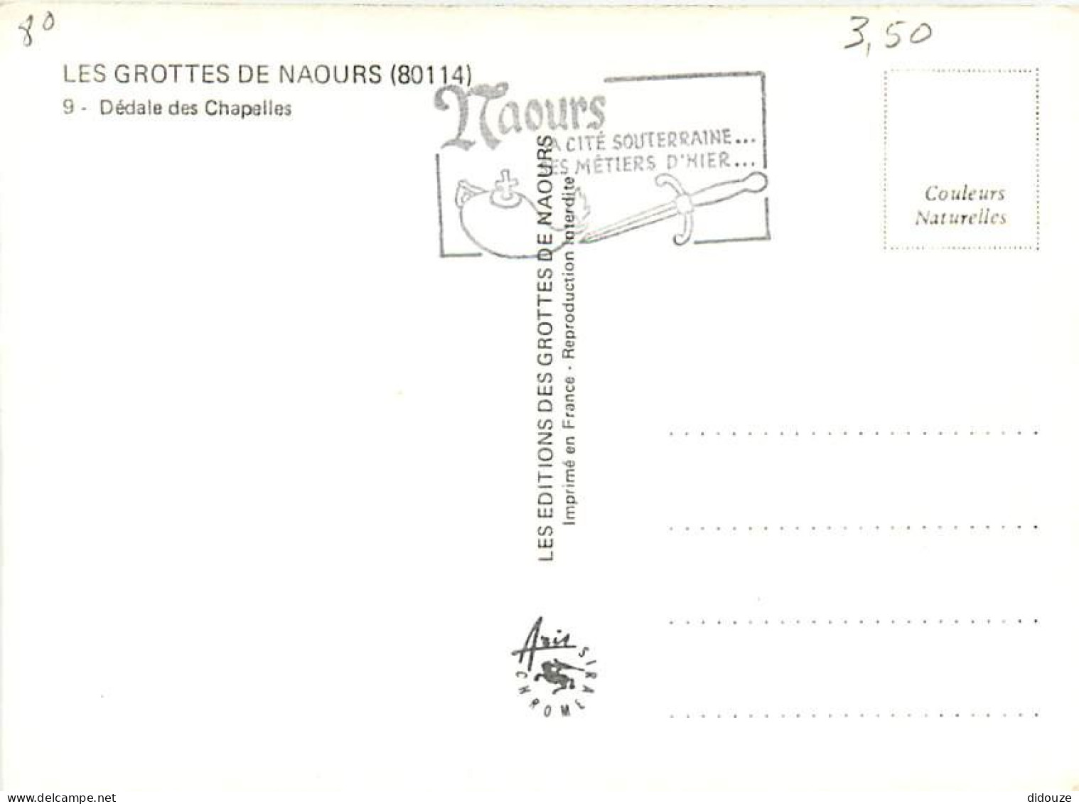 80 - Les Grottes De Naours - CPM - Voir Scans Recto-Verso - Naours