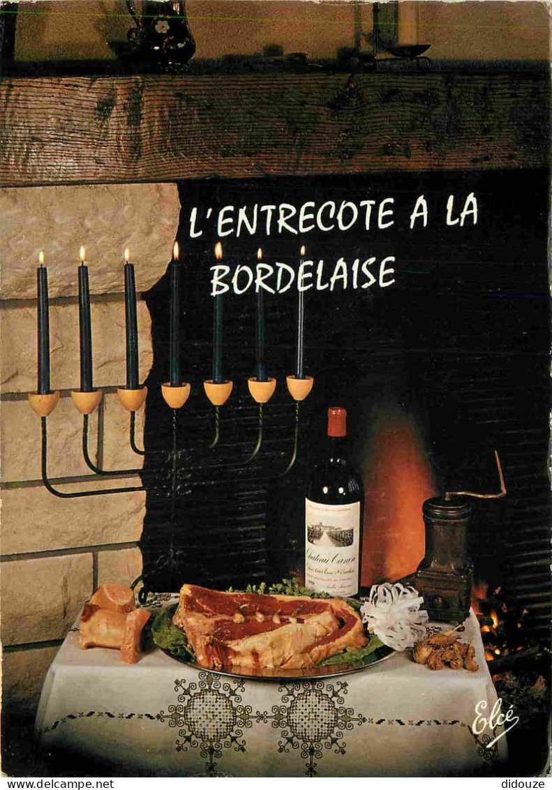 Recettes De Cuisine - Entrecote à La Bordelaise - Gastronomie - CPM - Voir Scans Recto-Verso - Recetas De Cocina