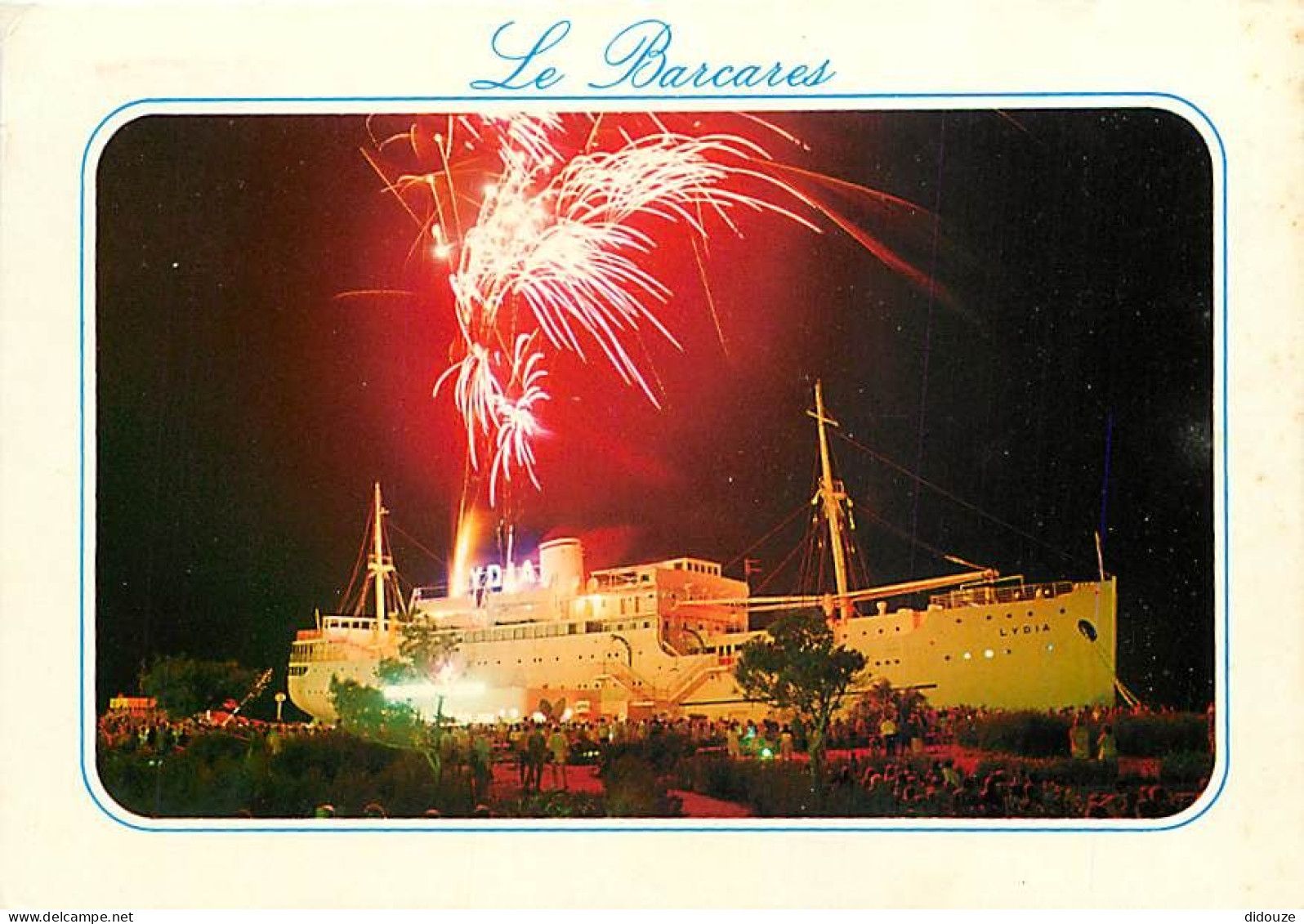 66 - Port Barcarès - Le Lydia Paquebot Des Sables - Vue De Nuit - Feu D'artifices - Bateaux - CPM - Voir Scans Recto-Ver - Port Barcares