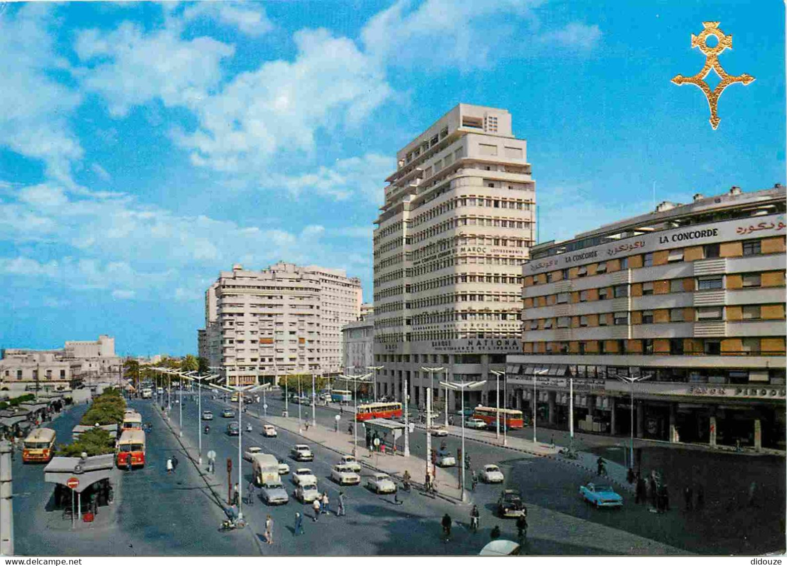 Maroc - Casablanca - Place Mohammed V - Immeubles Buildings - Automobiles - Bus - CPM - Carte Neuve - Voir Scans Recto-V - Casablanca