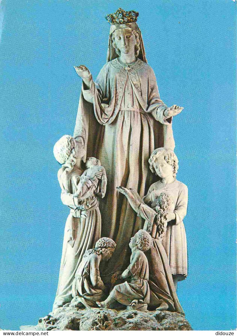 18 - Chateauneuf Sur Cher - Intérieur De La Basilique - Statue De Notre Dame Des Enfants - Art Religieux - CPM - Voir Sc - Chateauneuf Sur Cher