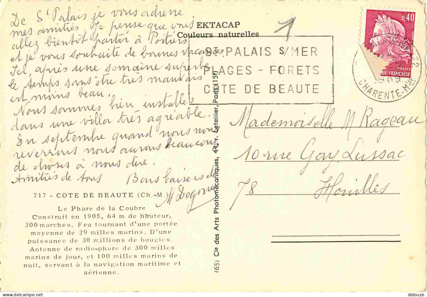 17 - Saint Palais Sur Mer - Phare De La Coubre - Carte Dentelée - CPSM Grand Format - Voir Scans Recto-Verso - Saint-Palais-sur-Mer