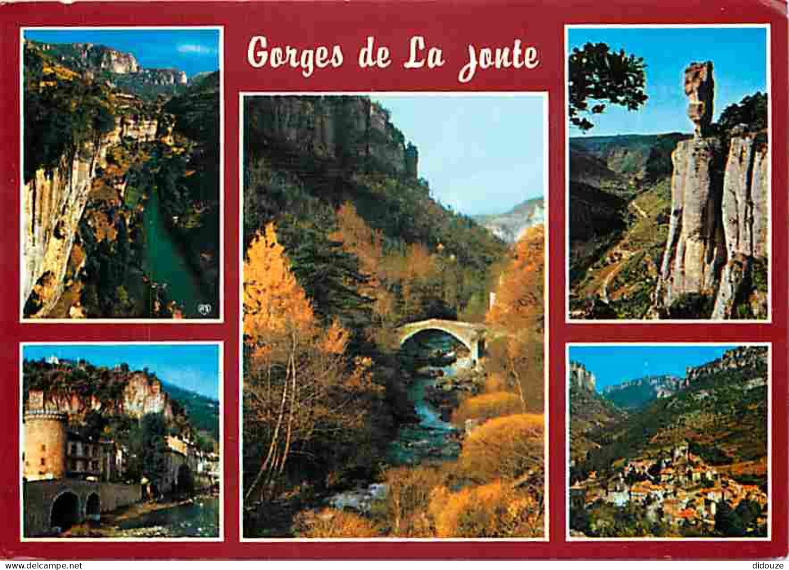 48 - Les Gorges De La Jonte - Multivues - Flamme Postale - CPM - Voir Scans Recto-Verso - Other & Unclassified