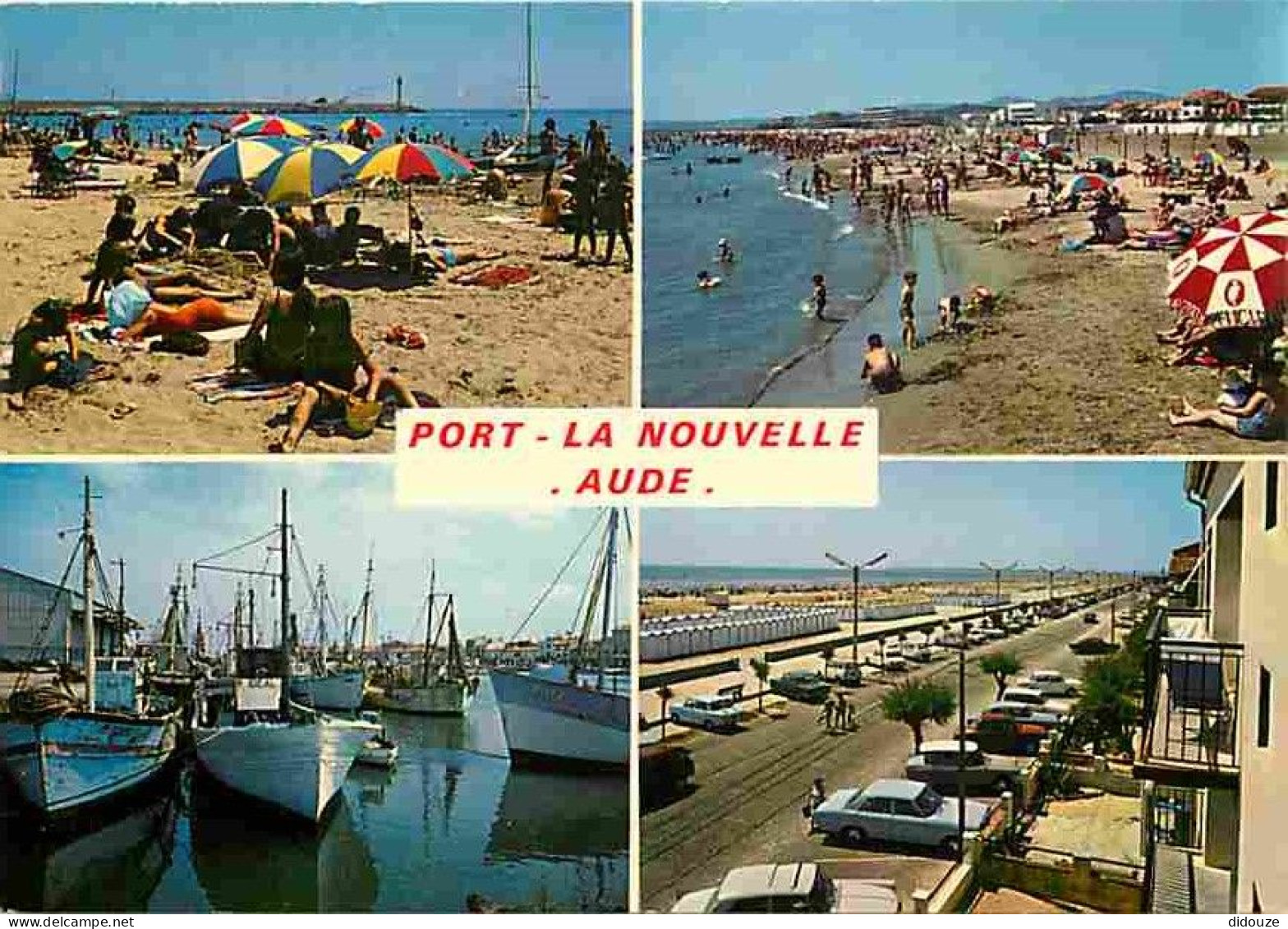 11 - Port La Nouvelle - Multivues - Scènes De Plage - Automobiles - Bateaux - Carte Neuve - CPM - Voir Scans Recto-Verso - Port La Nouvelle