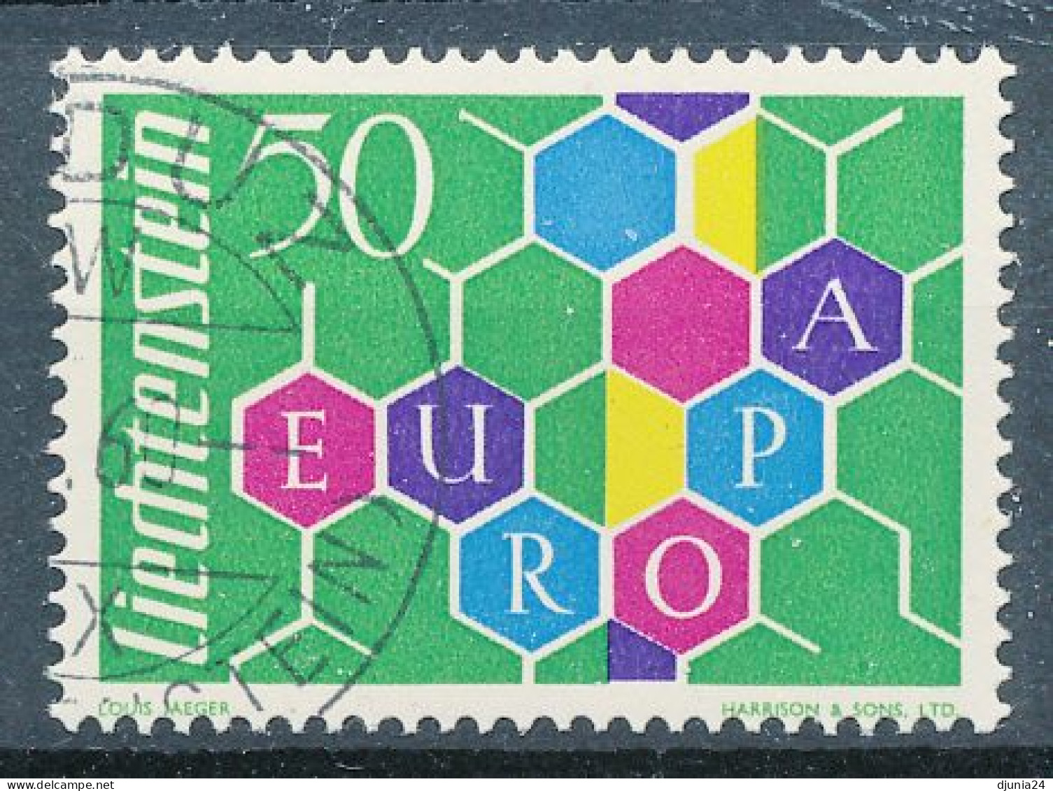 BF0745 / LIECHTENSTEIN  - 1960  ,  CEPT / EUROPA   -  Michel  398 - Used Stamps