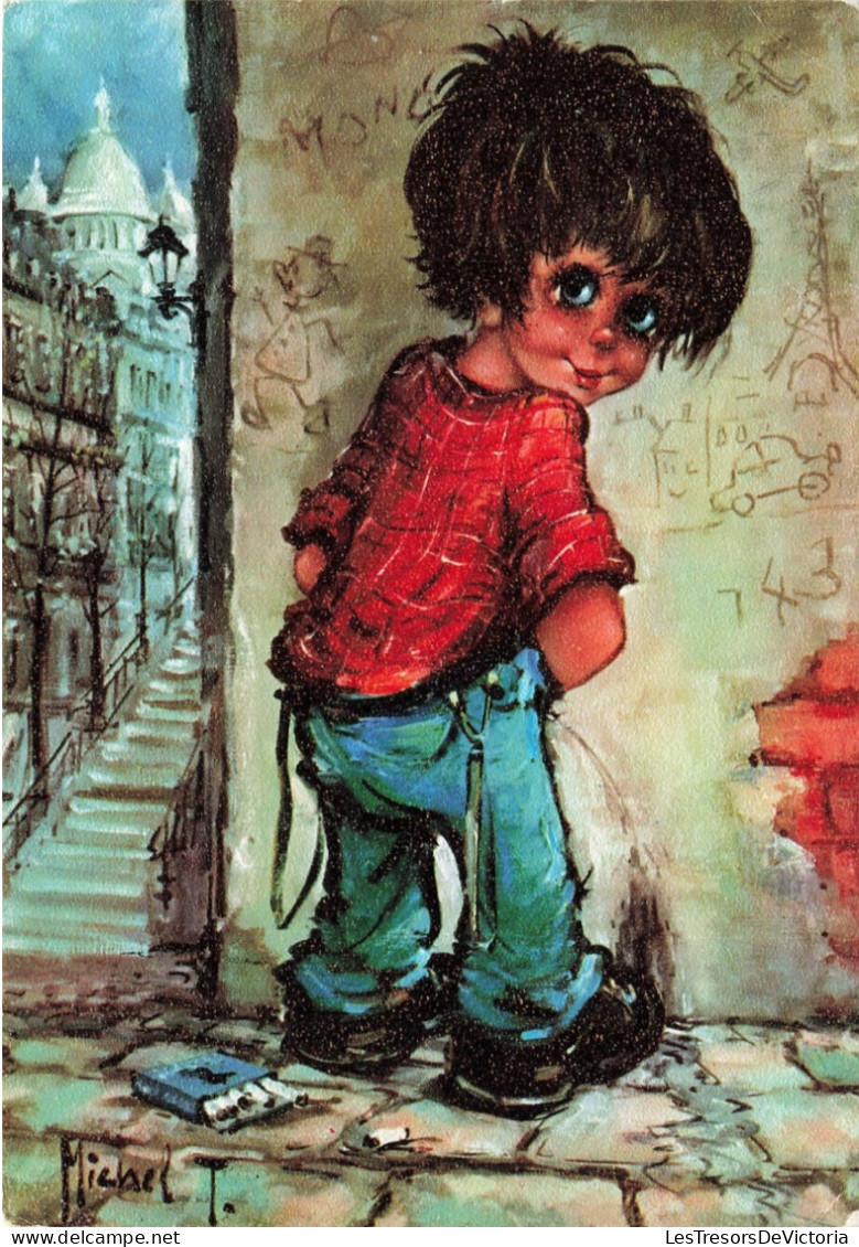 ILLUSTRATEUR - Michel Thomas - Le P... -  Enfant - Colorisé - Carte Postale Ancienne - Autres & Non Classés
