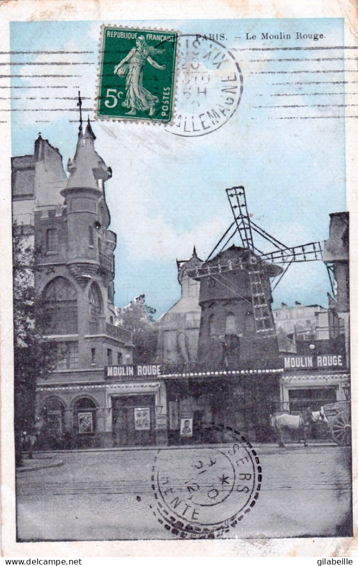 75 - PARIS 18 -  Boulevard De Clichy - Le Moulin Rouge - Arrondissement: 18