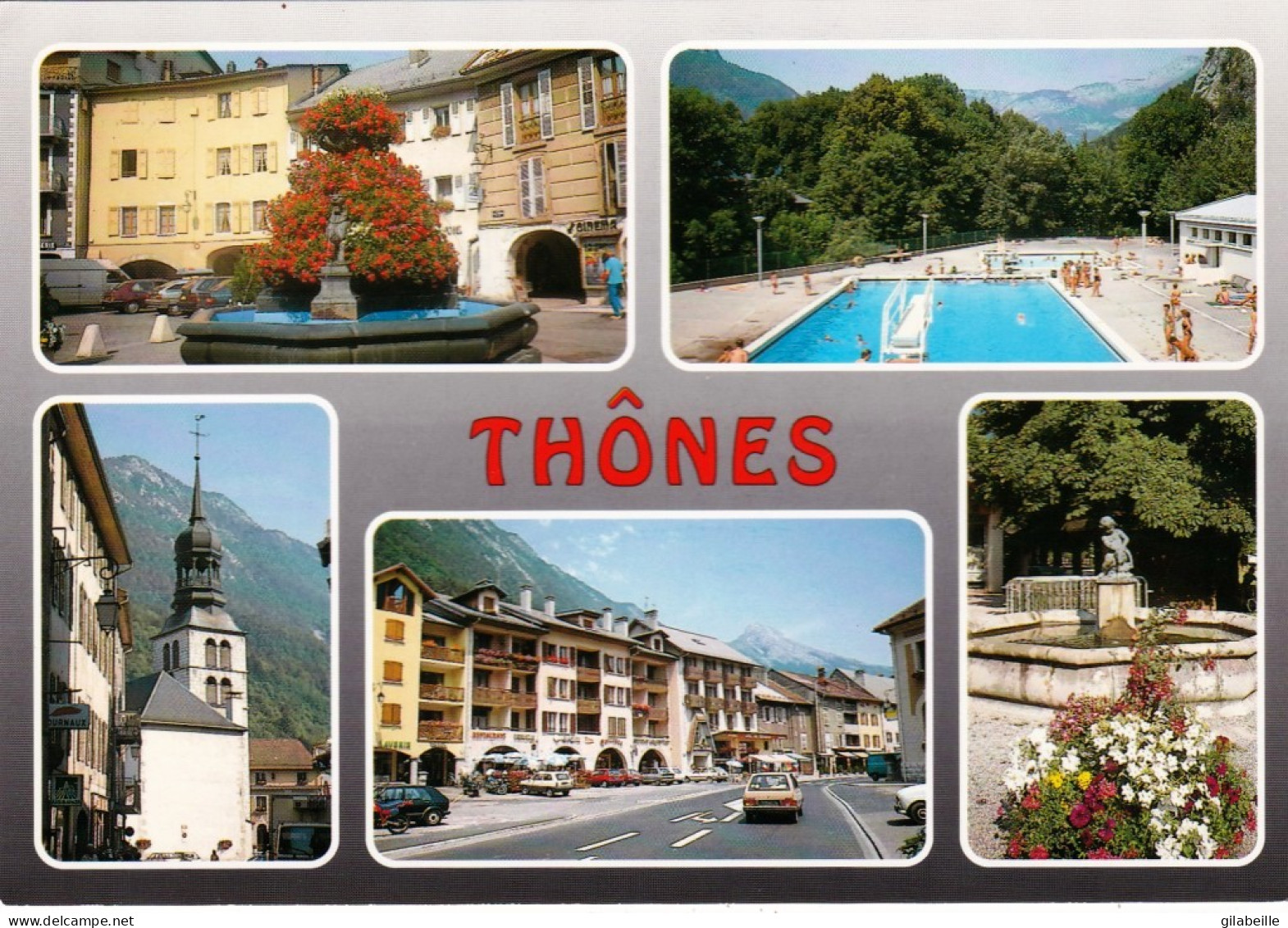 74 - Haute Loire -THONES  - Multivues - Thônes