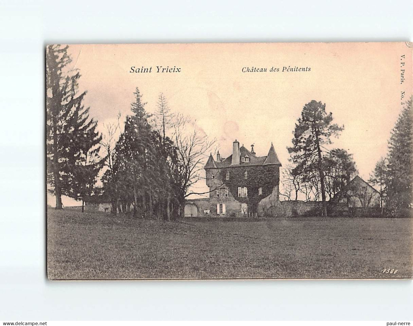 SAINT YRIEIX : Château Des Pénitents - état - Saint Yrieix La Perche