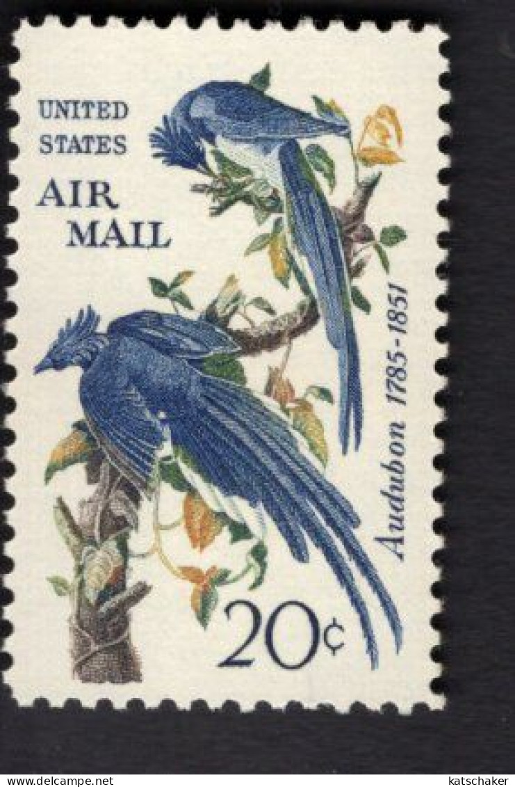 200228956 1967 SCOTT C71 (XX) POSTFRIS MINT NEVER HINGED - COLOMBIA JAYS BY JAMES AUDUBON BIRDS VOGELS - 3b. 1961-... Unused