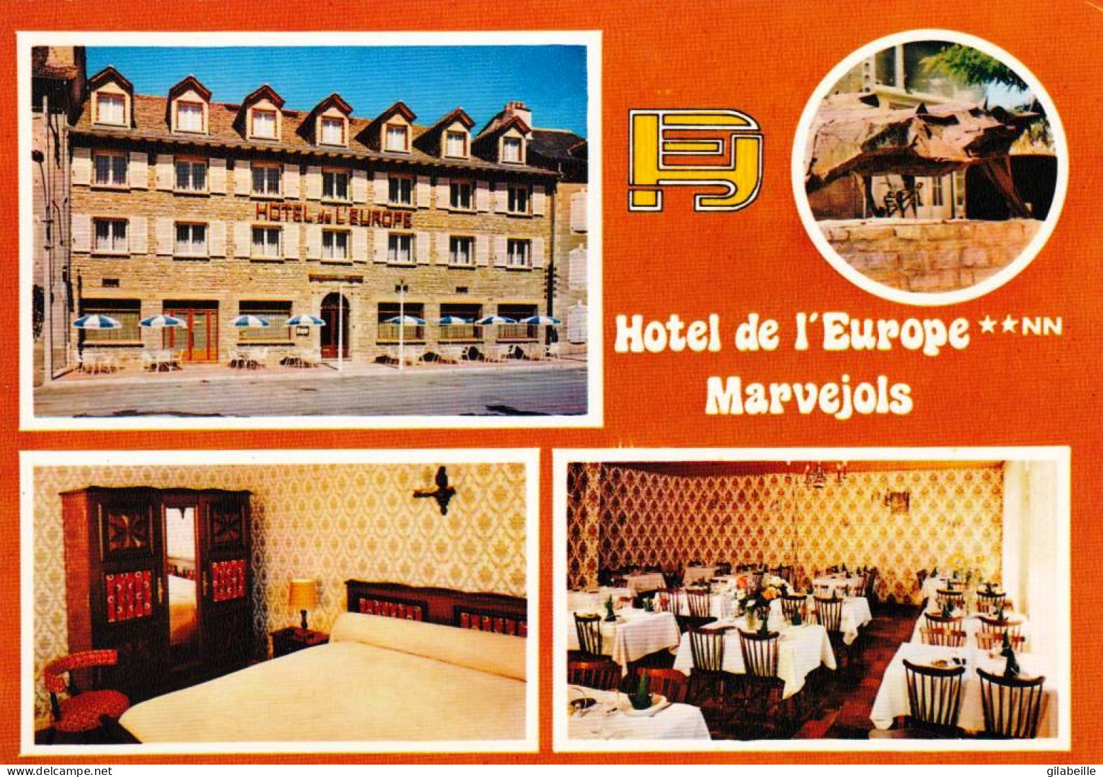 48 - Lozere -  MARVEJOLS - Hotel De L Europe - Bar - Restaurant - Marvejols