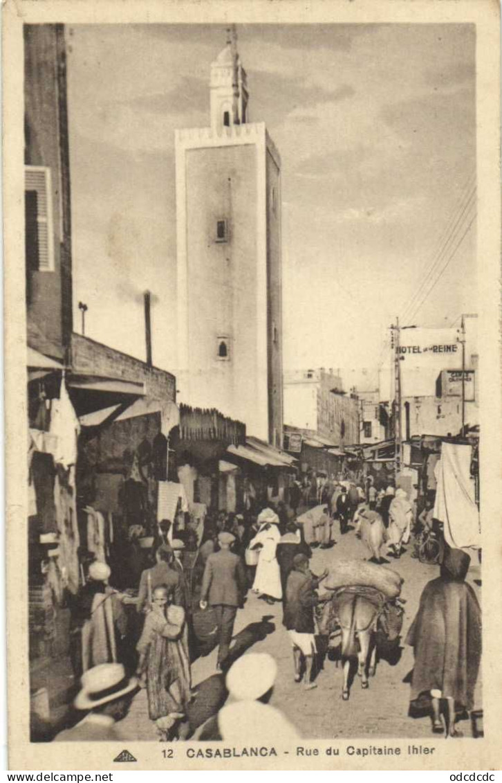 CASABLANCA Rue Du Capitaine Thier Animée  RV - Casablanca