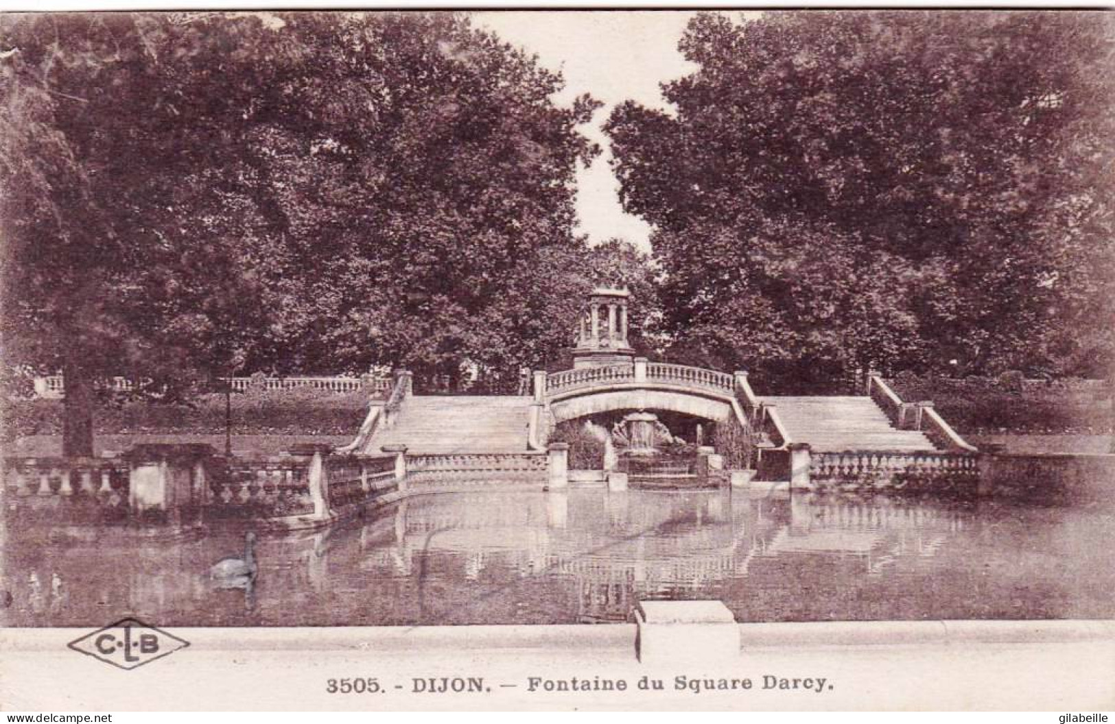 21 - Cote D Or -  DIJON -  Fontaine Du Square Darcy - Dijon