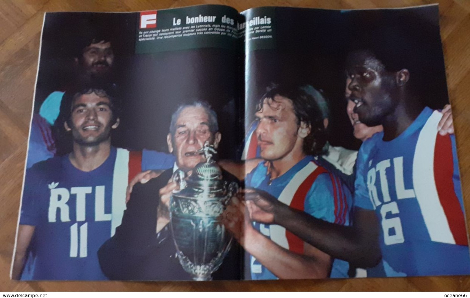 Miroir Du Football 267 Coupe De France Olympique De Marseille 1976 Yazalde - Sport