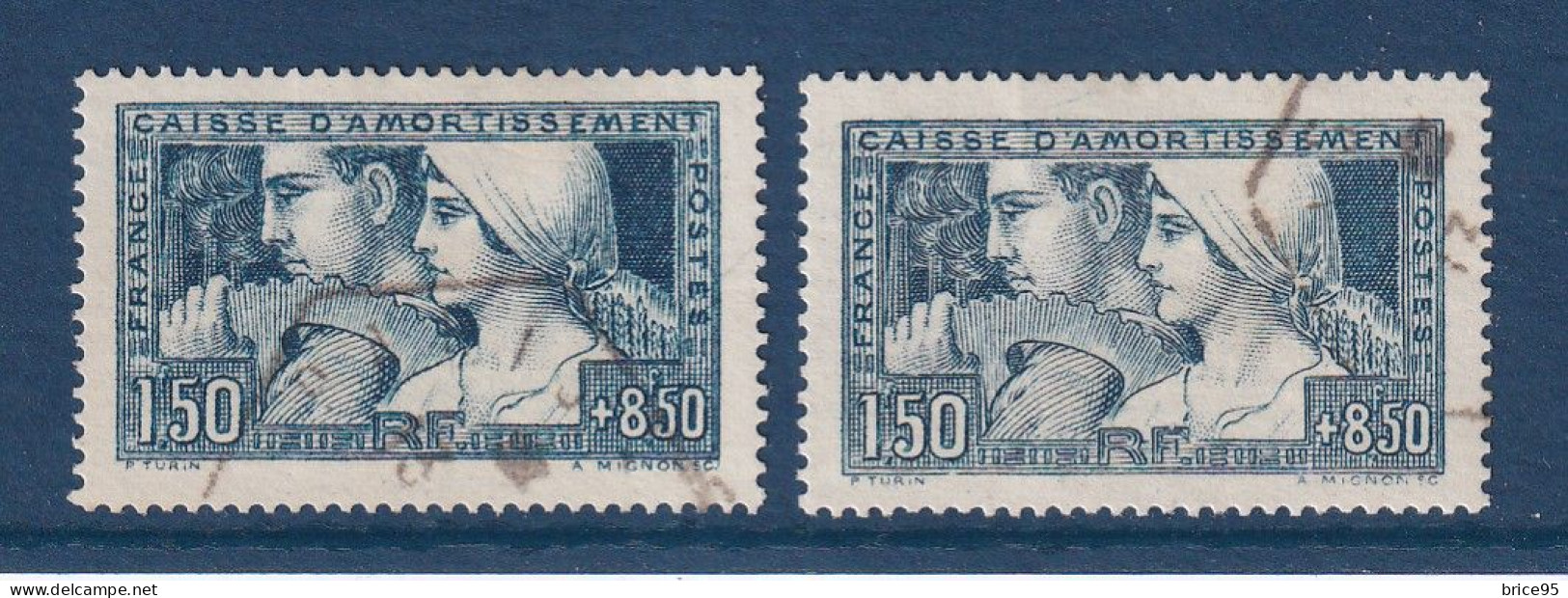 France - YT N° 252 - Oblitéré - Type 1 Et 2 - 1928 - Used Stamps