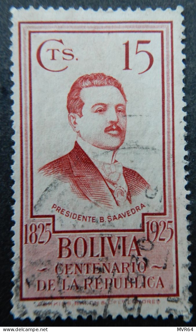 Bolivië Bolivia 1925 (2) President B. Saavedra - Bolivie