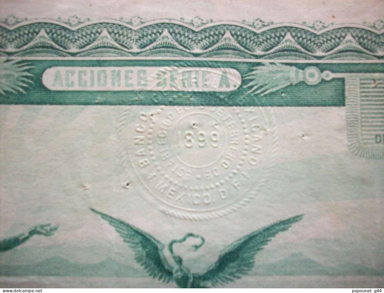 Action 1905 ( Banco Cantral Mexicano ) - Banco & Caja De Ahorros