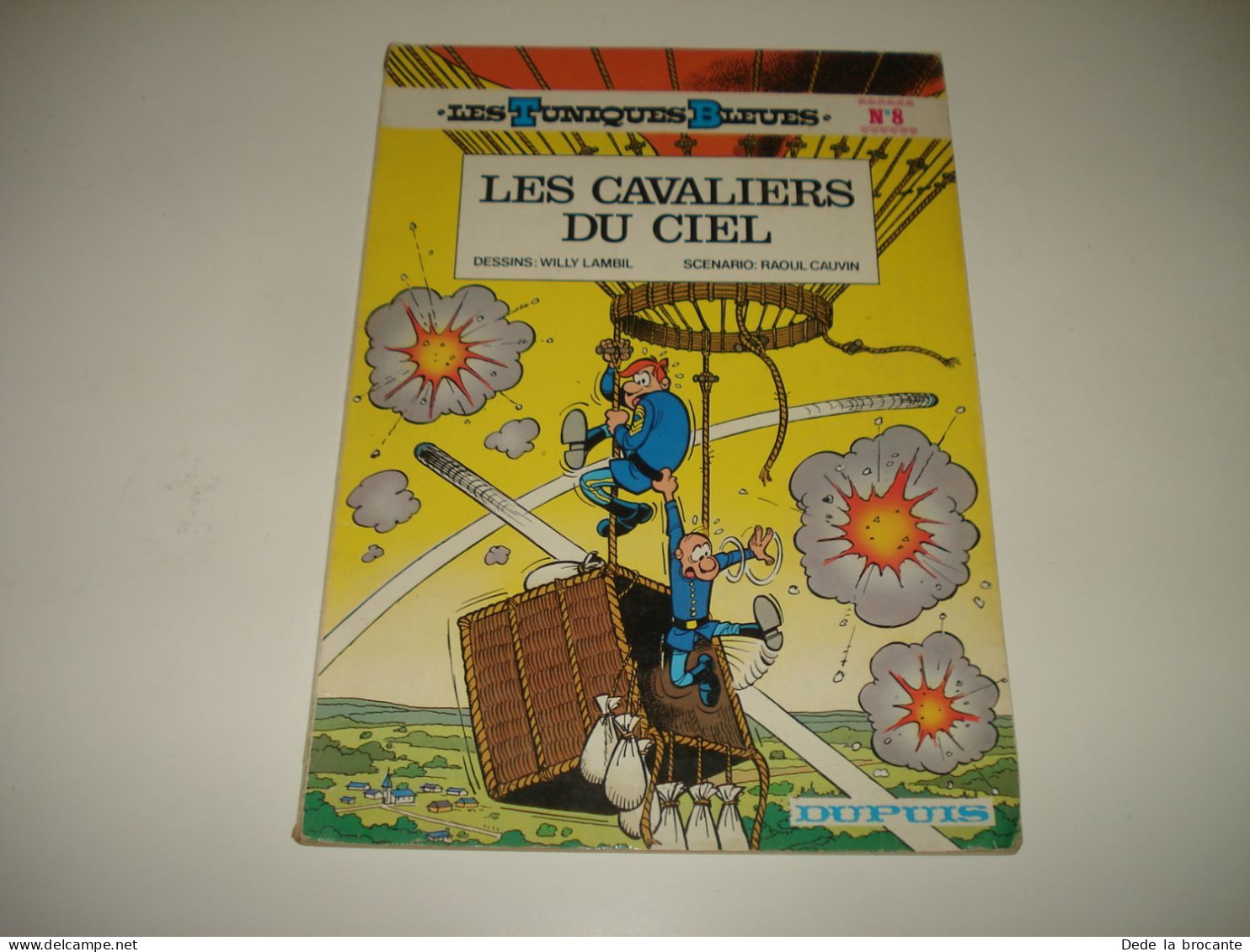 C54 / Les Tuniques Bleues N° 8 " Les Cavaliers Du Ciel " E.O De 1976 - Tuniques Bleues, Les