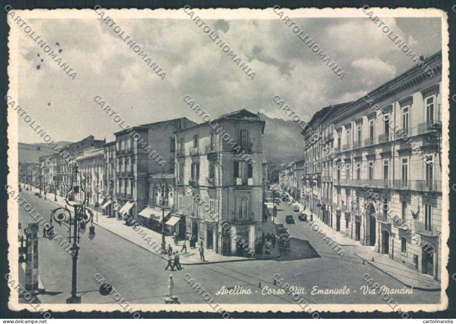 Avellino Città PIEGHINE FG Cartolina ZF5973 - Avellino