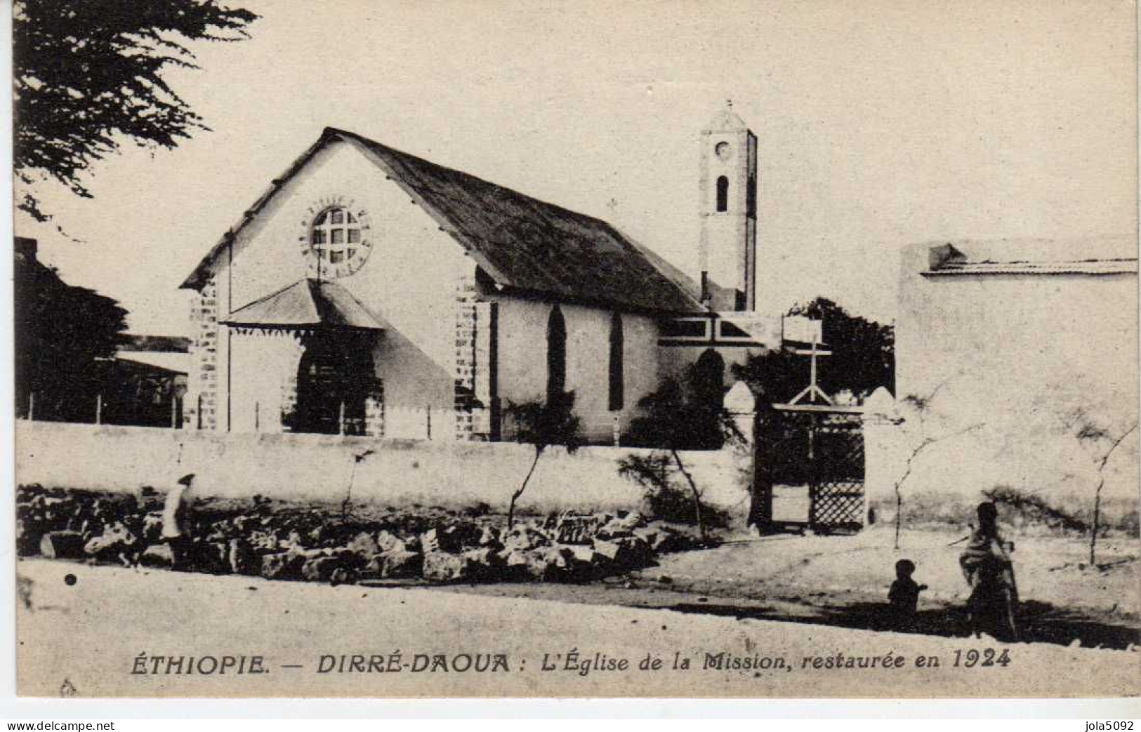 ETHIOPIE * DIRRE DAOUA - L'Eglise De La Mission Restaurée En 1924 - Ethiopia