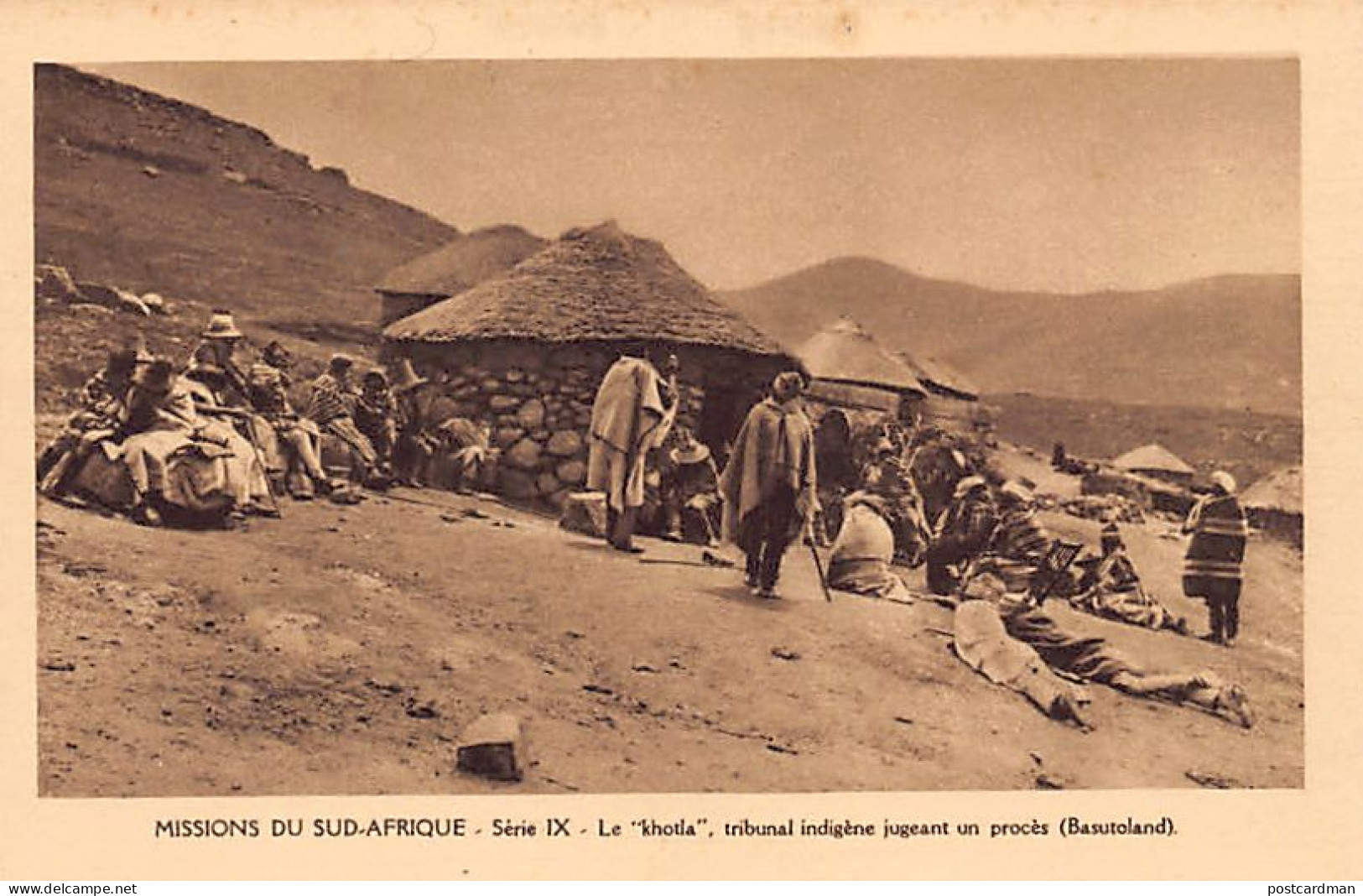 Lesotho - The Indigenous Court - Publ. Missions Of South Africa - Missionary Oblates Of Mary Immaculate Serie IX - Lesotho