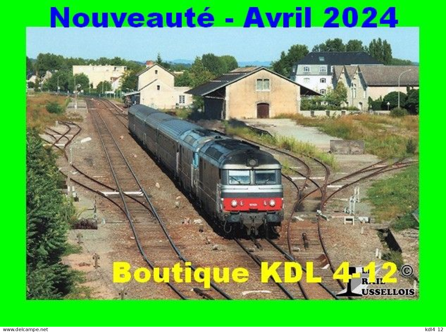 RU 2161 - Train, Loco BB 67424 En Gare - TERRASSON-LAVILLEDIEU - Dordogne - SNCF - Estaciones Con Trenes