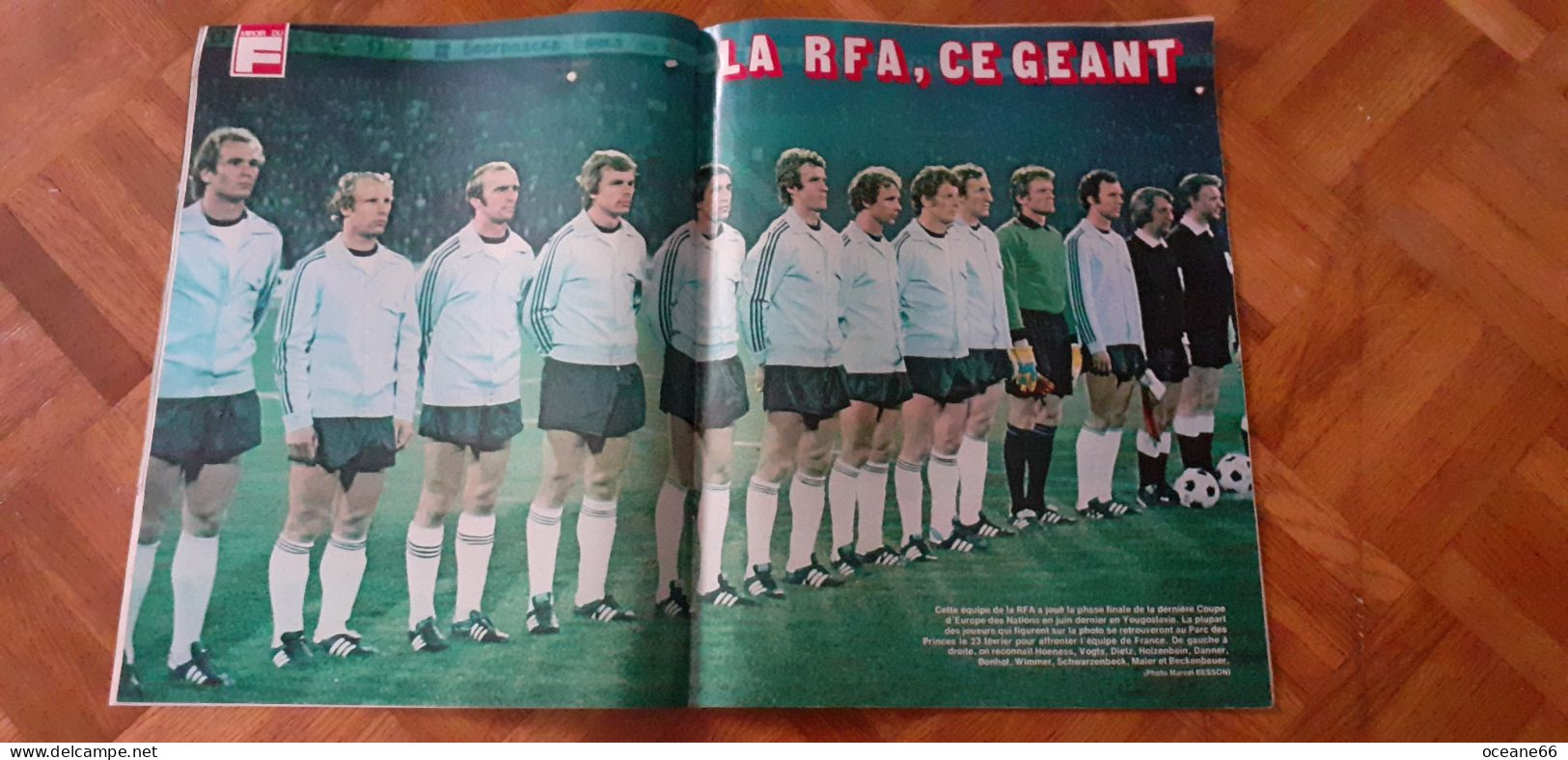 Miroir Du Football 283 Platini Poster RFA Allemagne 1977 - Sport