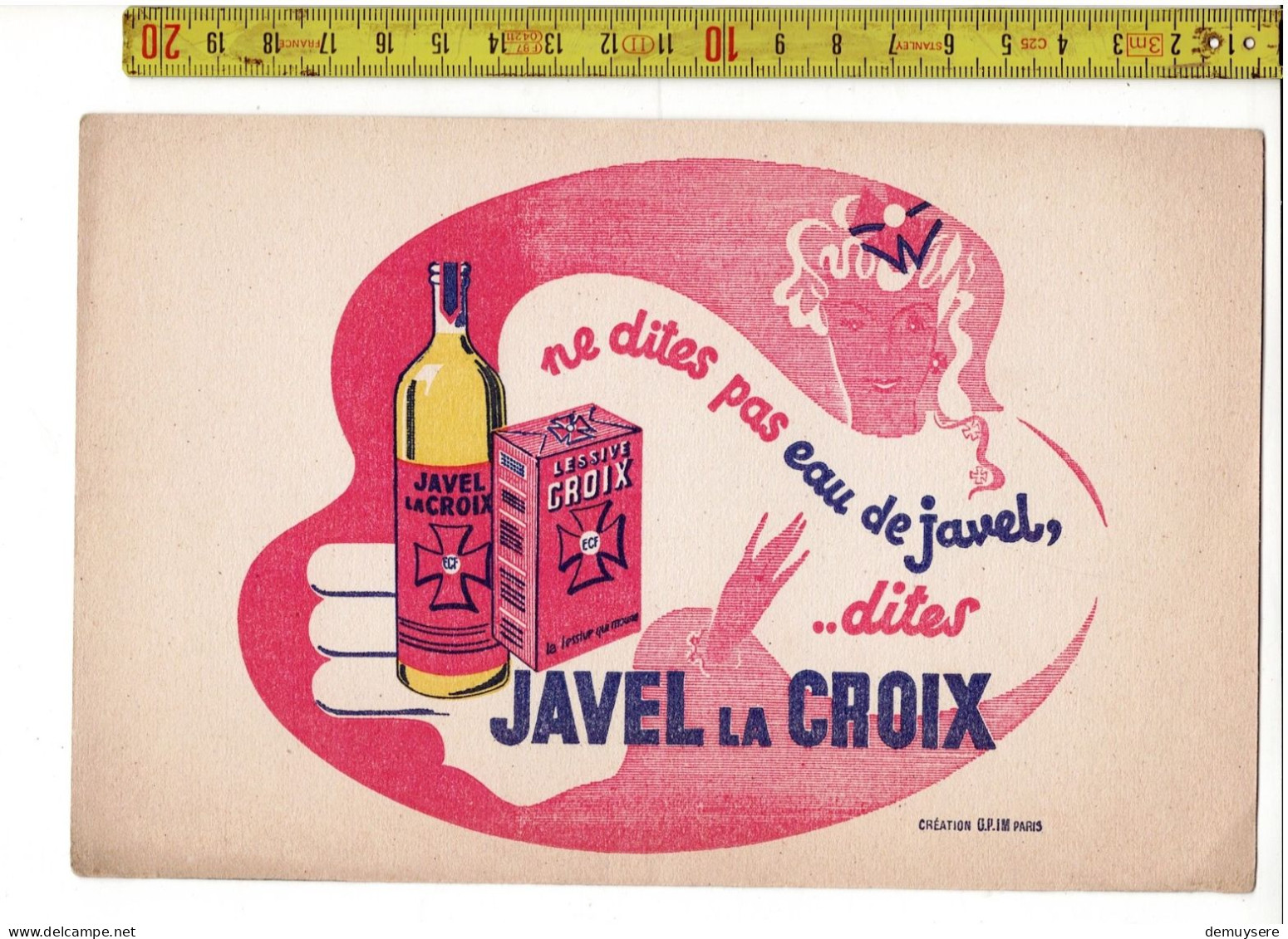 SOLDE 2001 - JAVEL LA CROIX - Advertising