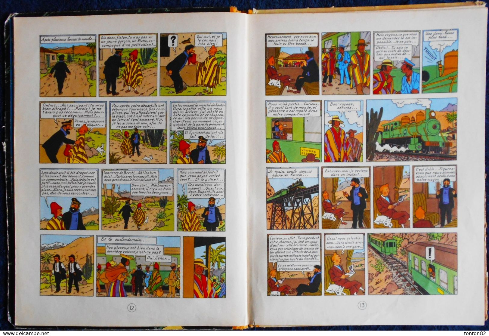 Hergé - Tintin - Le Temple Du Soleil - Casterman - ( 1957 - 14B22 Bis ) . - Tintin